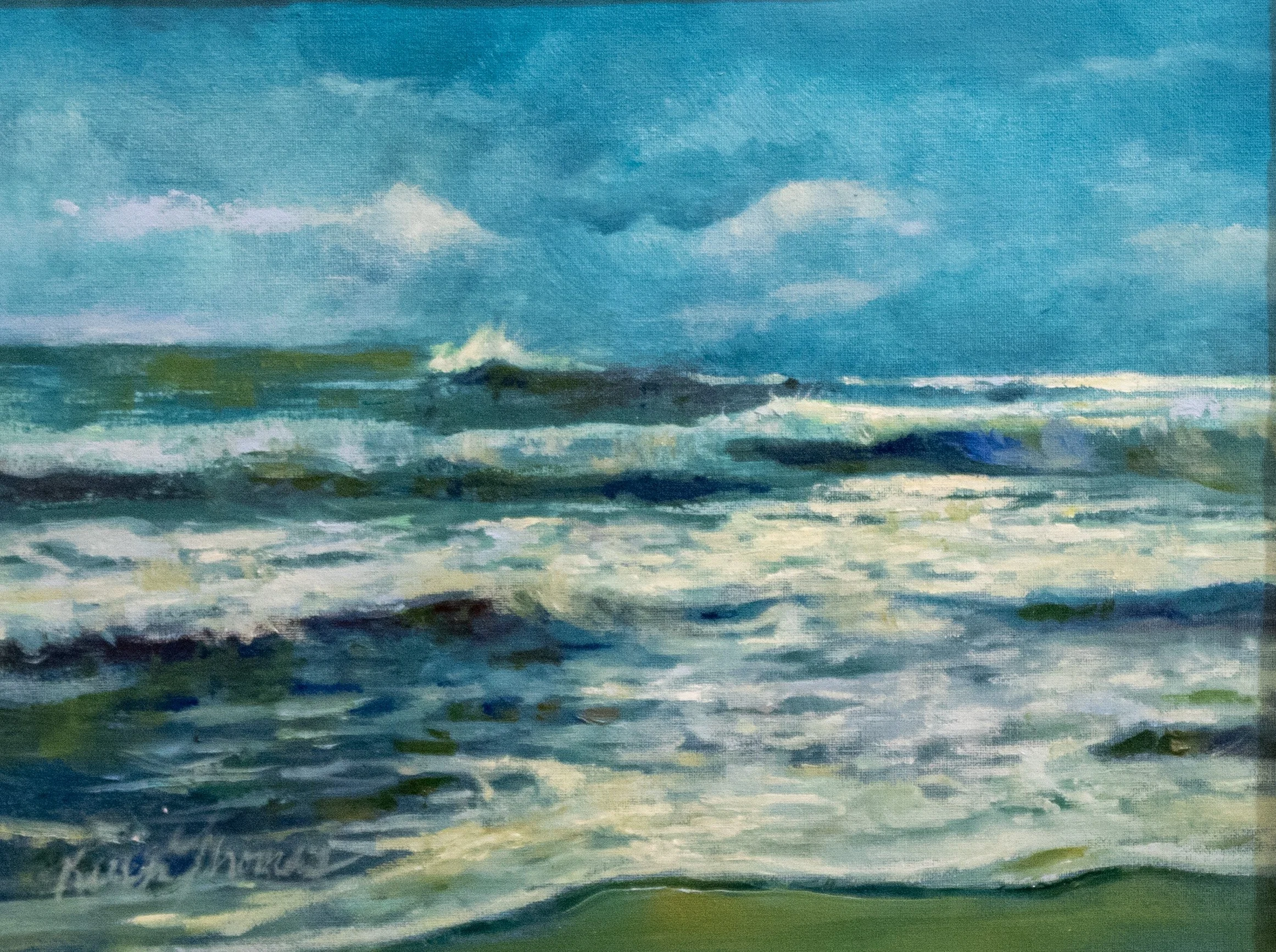 Stormy Seashore - Dr. Kevin Thomas, 10x8", $220