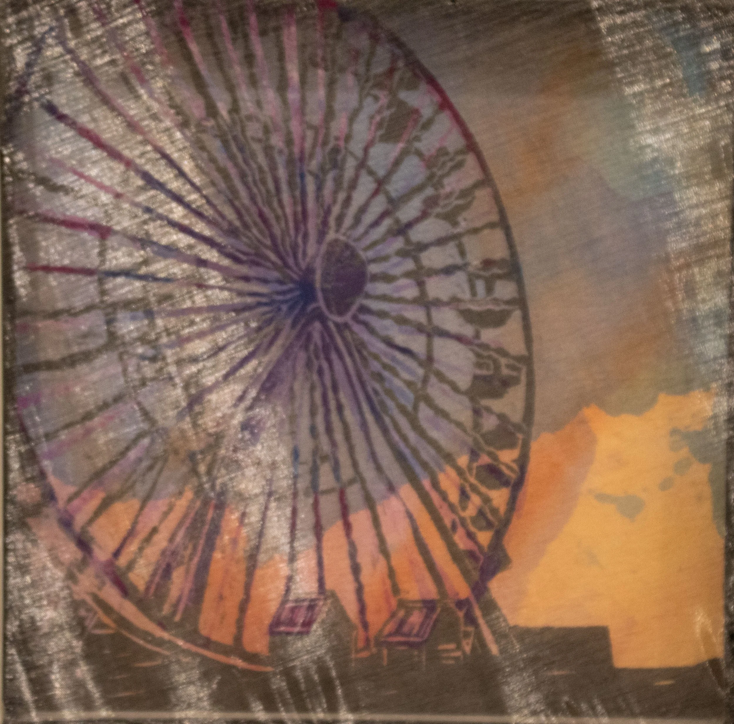 Santa Monica - Aztrid Moan, 12x12", $175