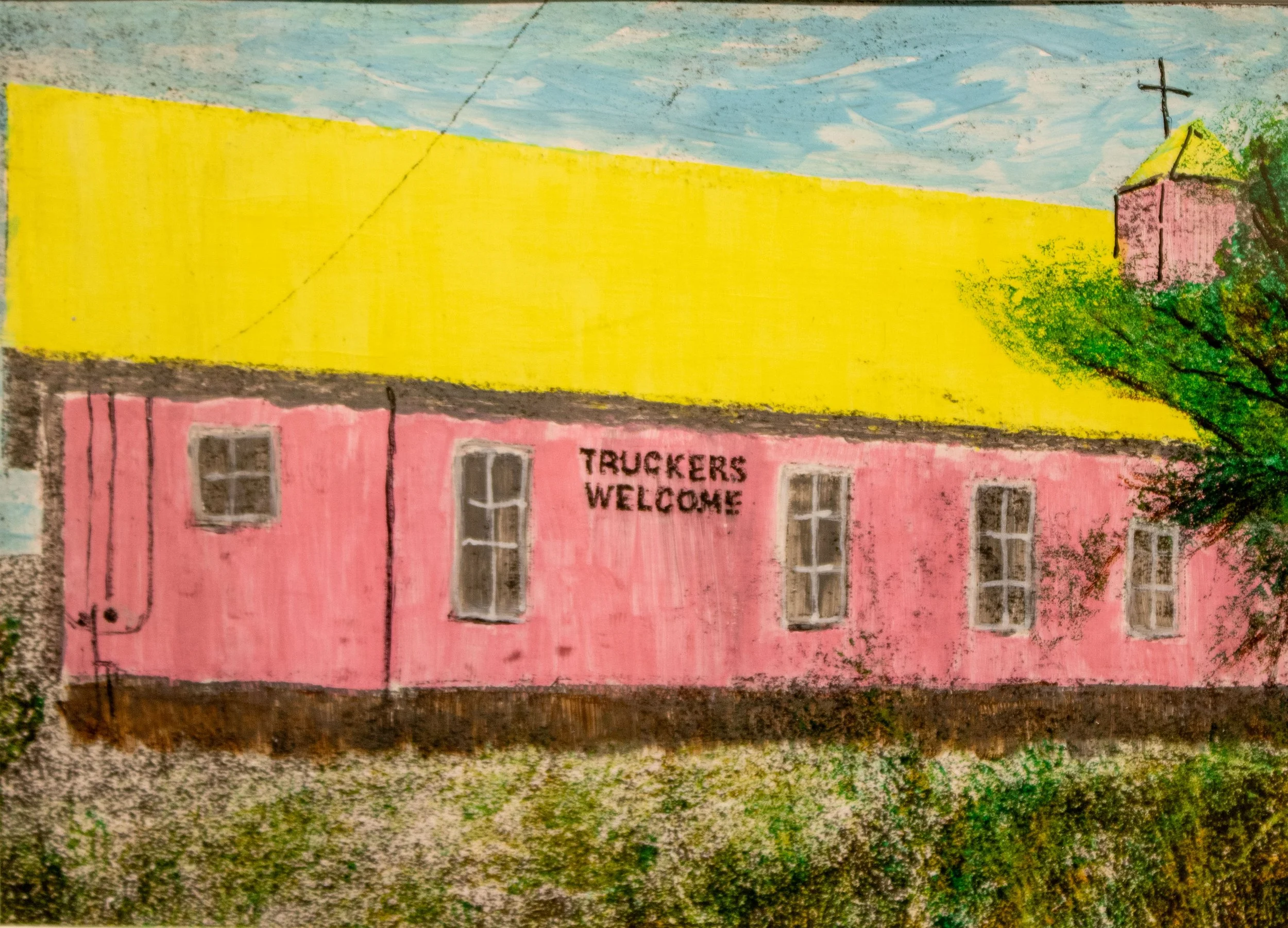 Murder Church - Melinda Green Harvey, 7x5, $150