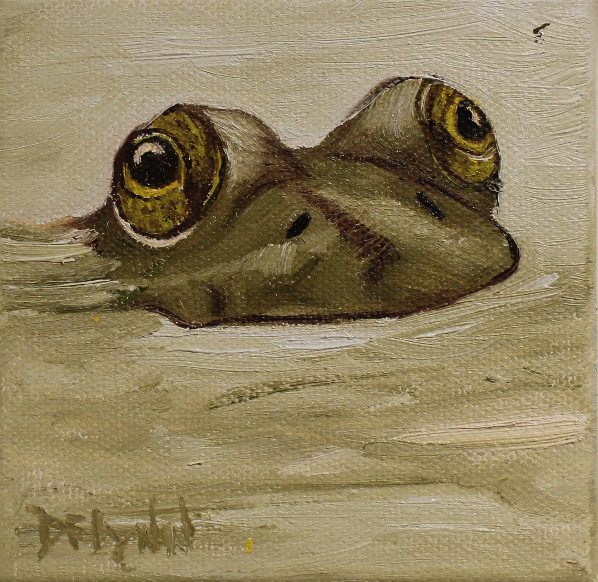 Peekaboo - Debbie Flynn, 4x4, $35