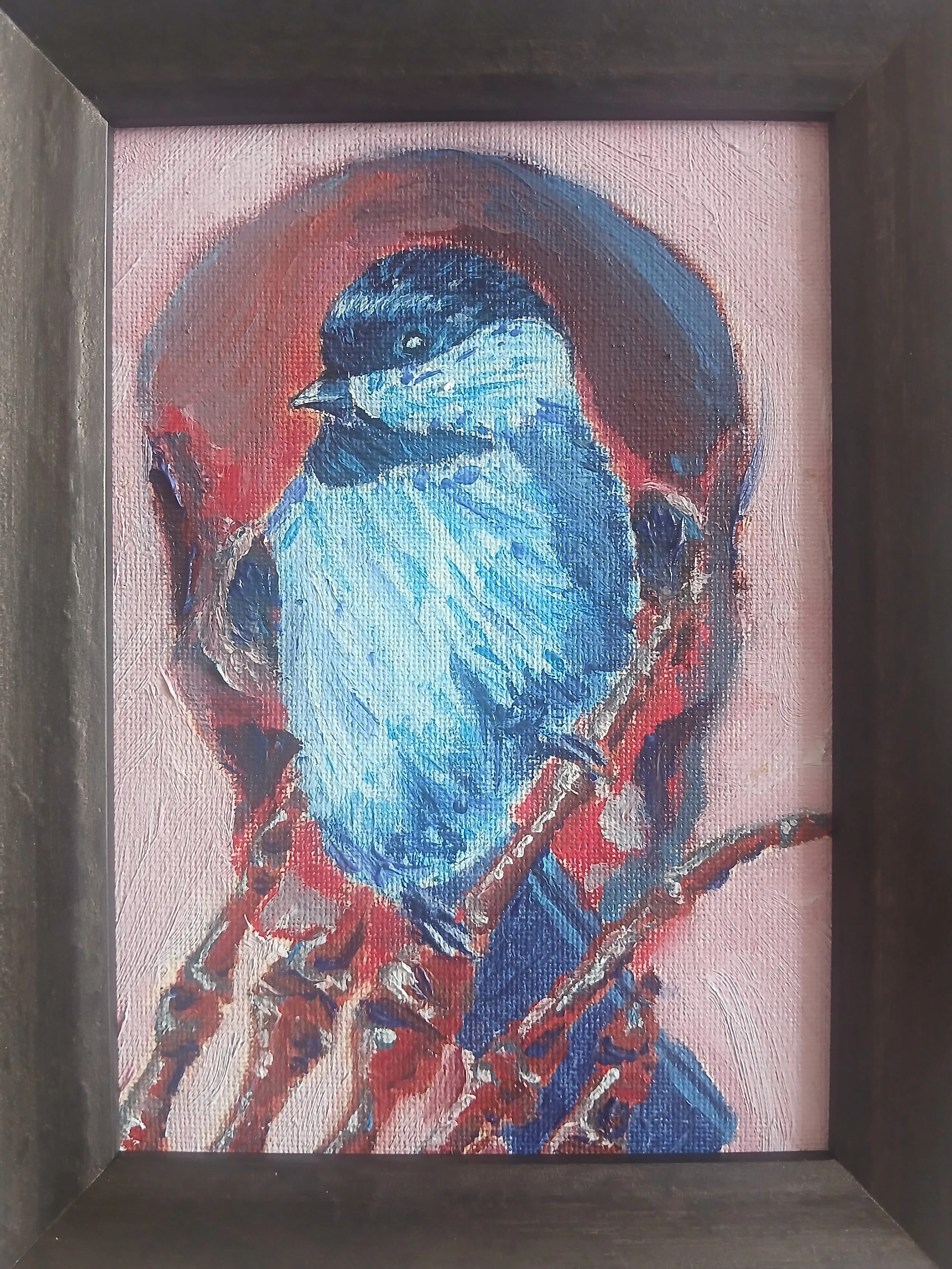 Chickadee Mori - Troy Parman, 6x8, $150