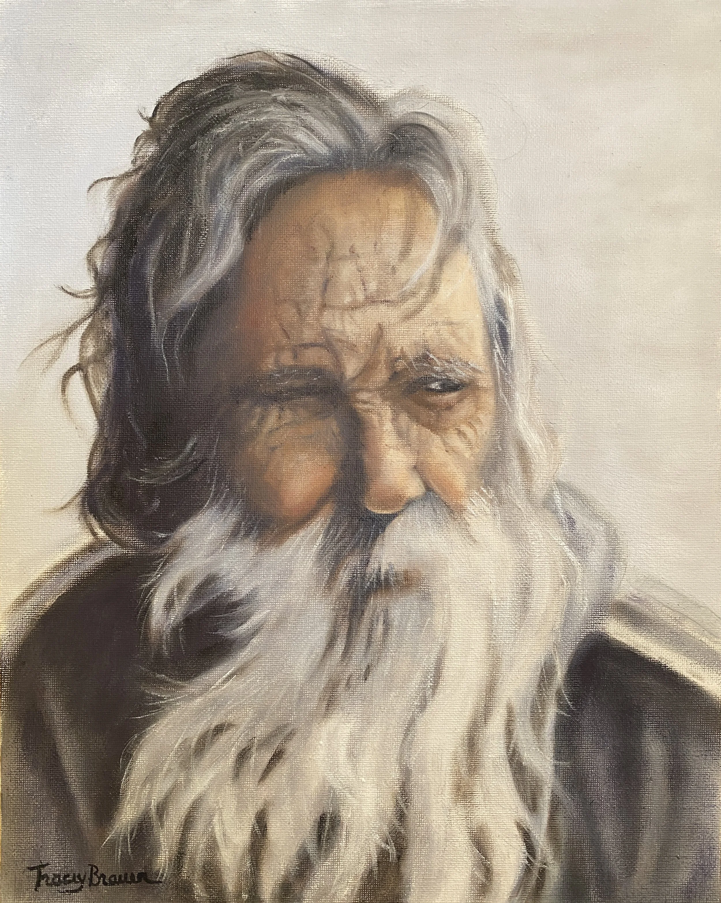 Old Man of the Sea - 14x18", $400