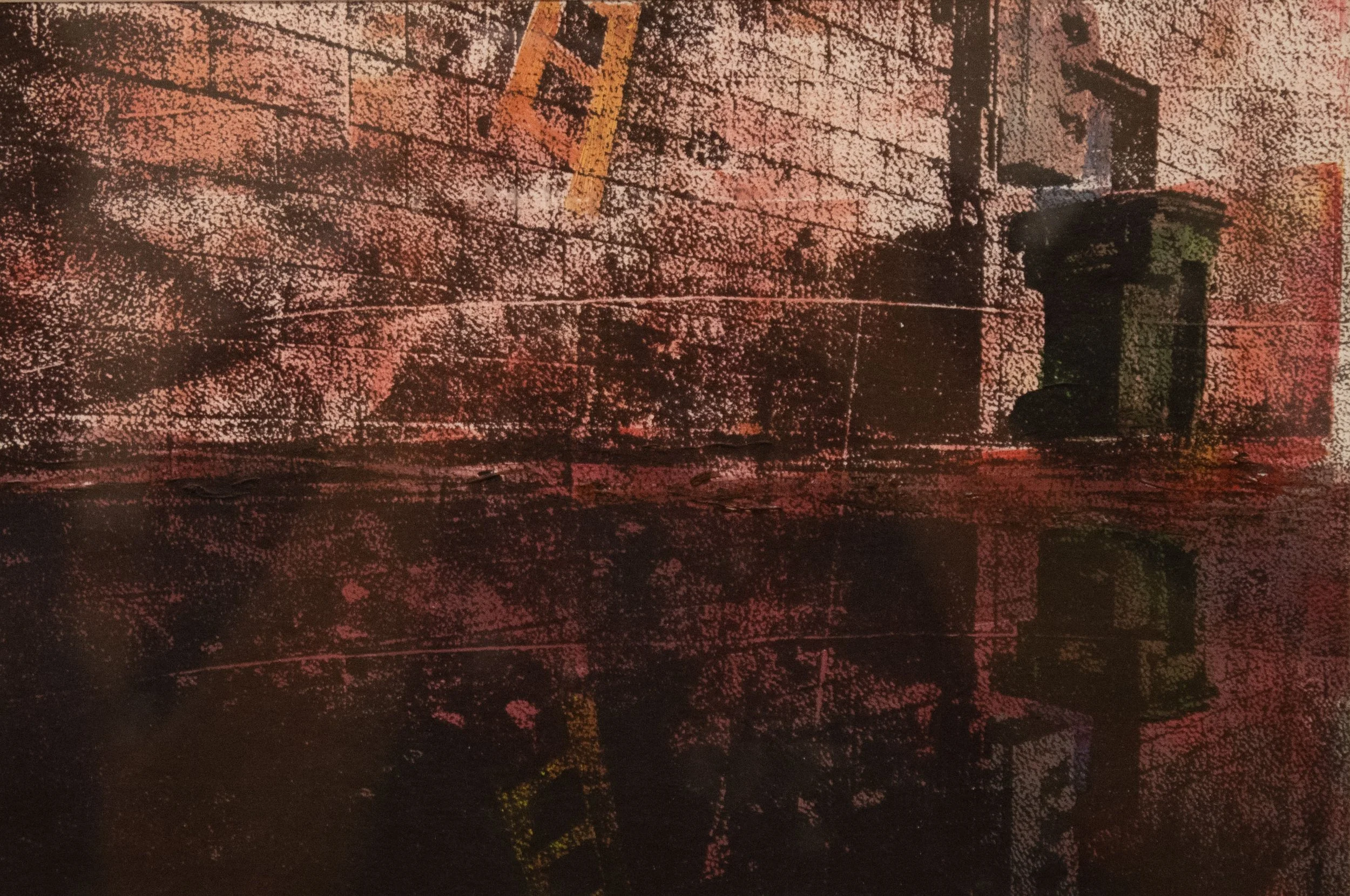 Reflection - Melinda Green Harvey , 9x6, $150