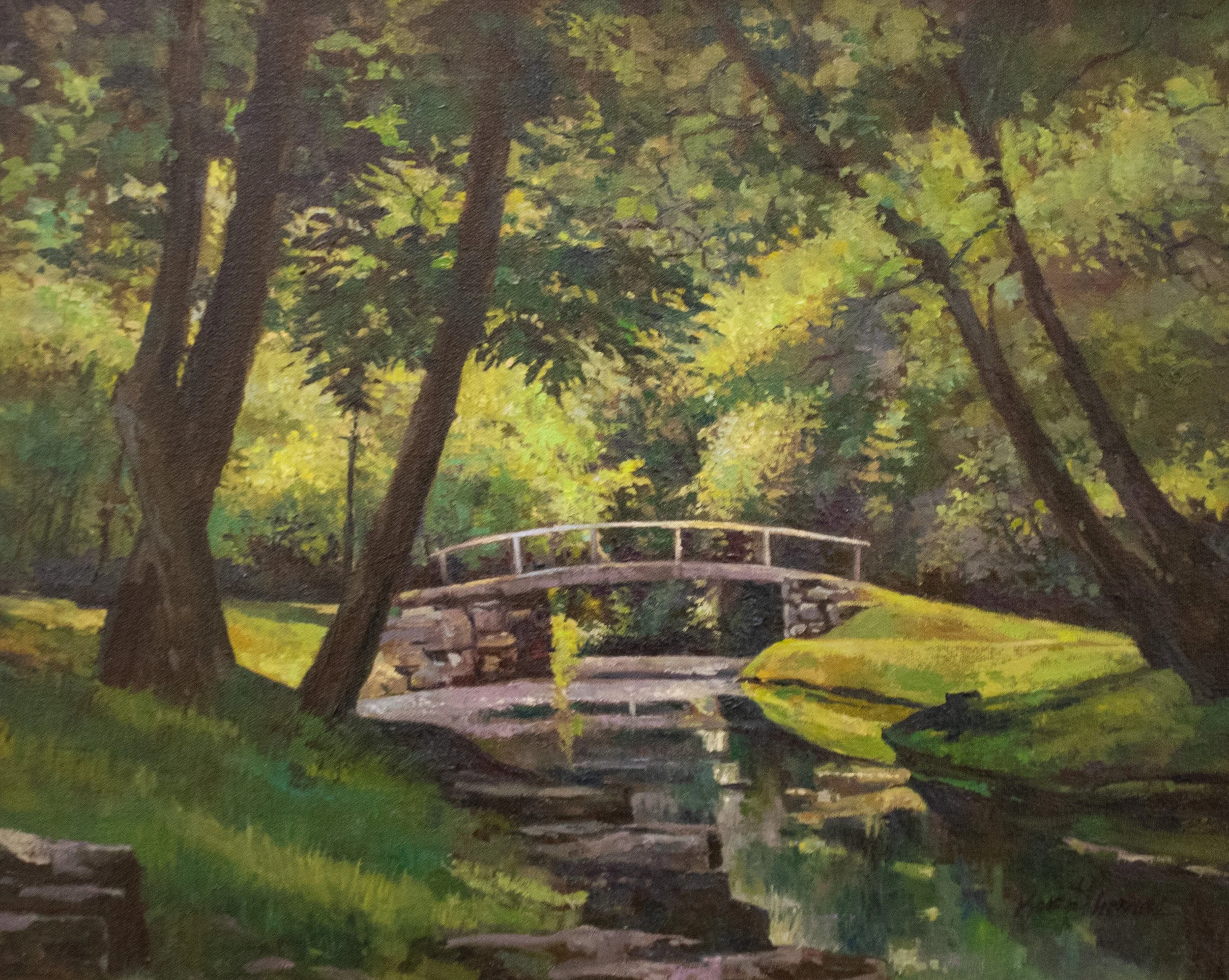 A Park in Branson - Dr. Kevin Thomas, 20x16" SOLD