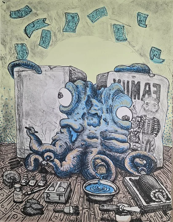 Family Values - Wesley Kramer, 14x11", $250