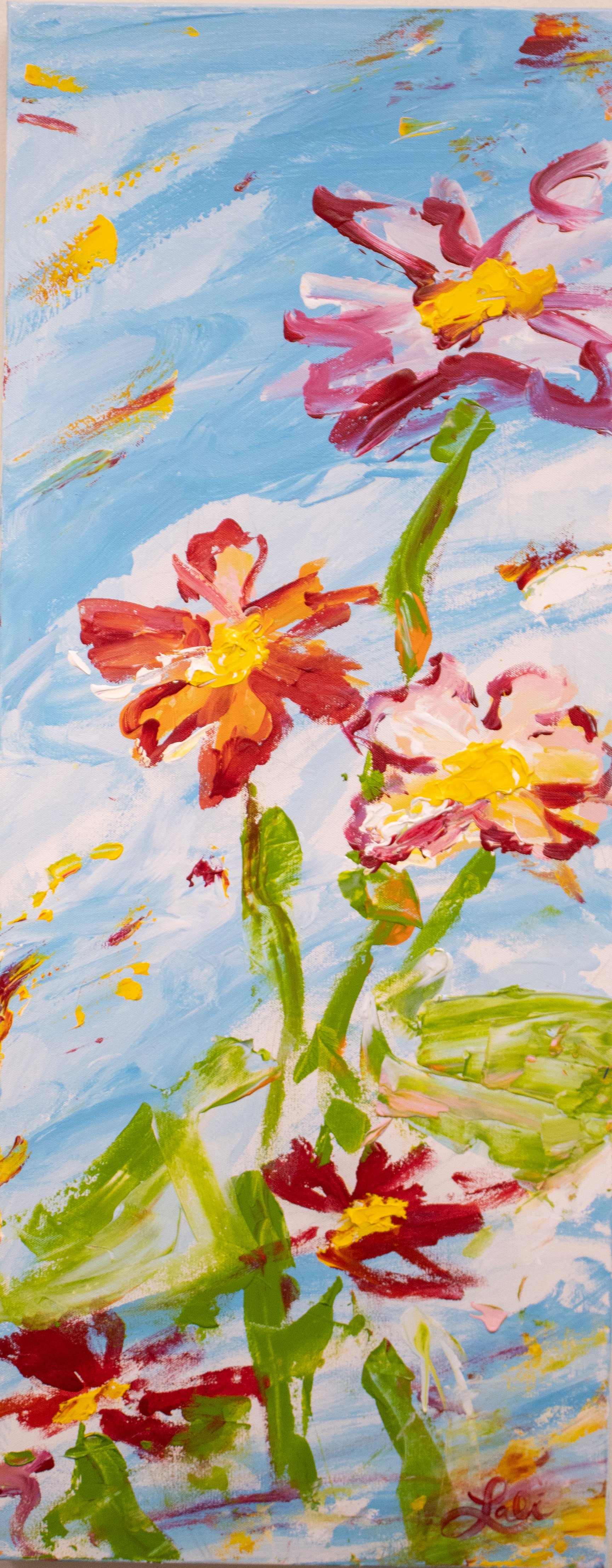 Bright and Tall - Lauri Gormley, acrylic, $140