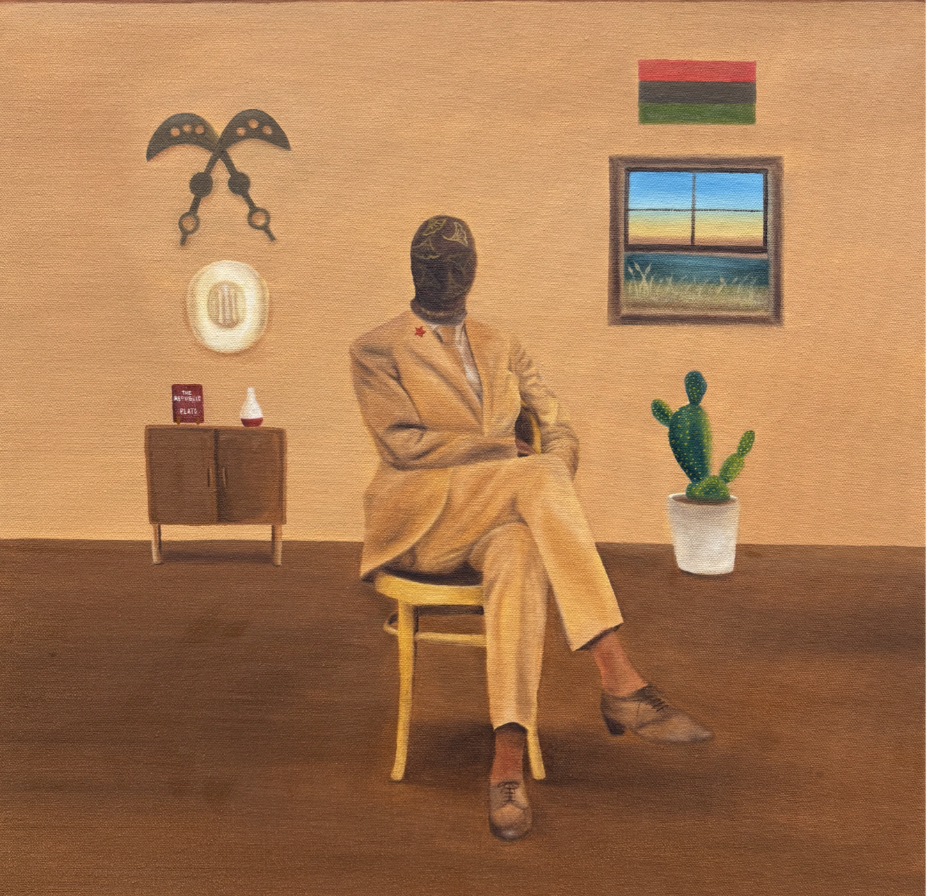 The Big Fish - Oil on canvas, $500