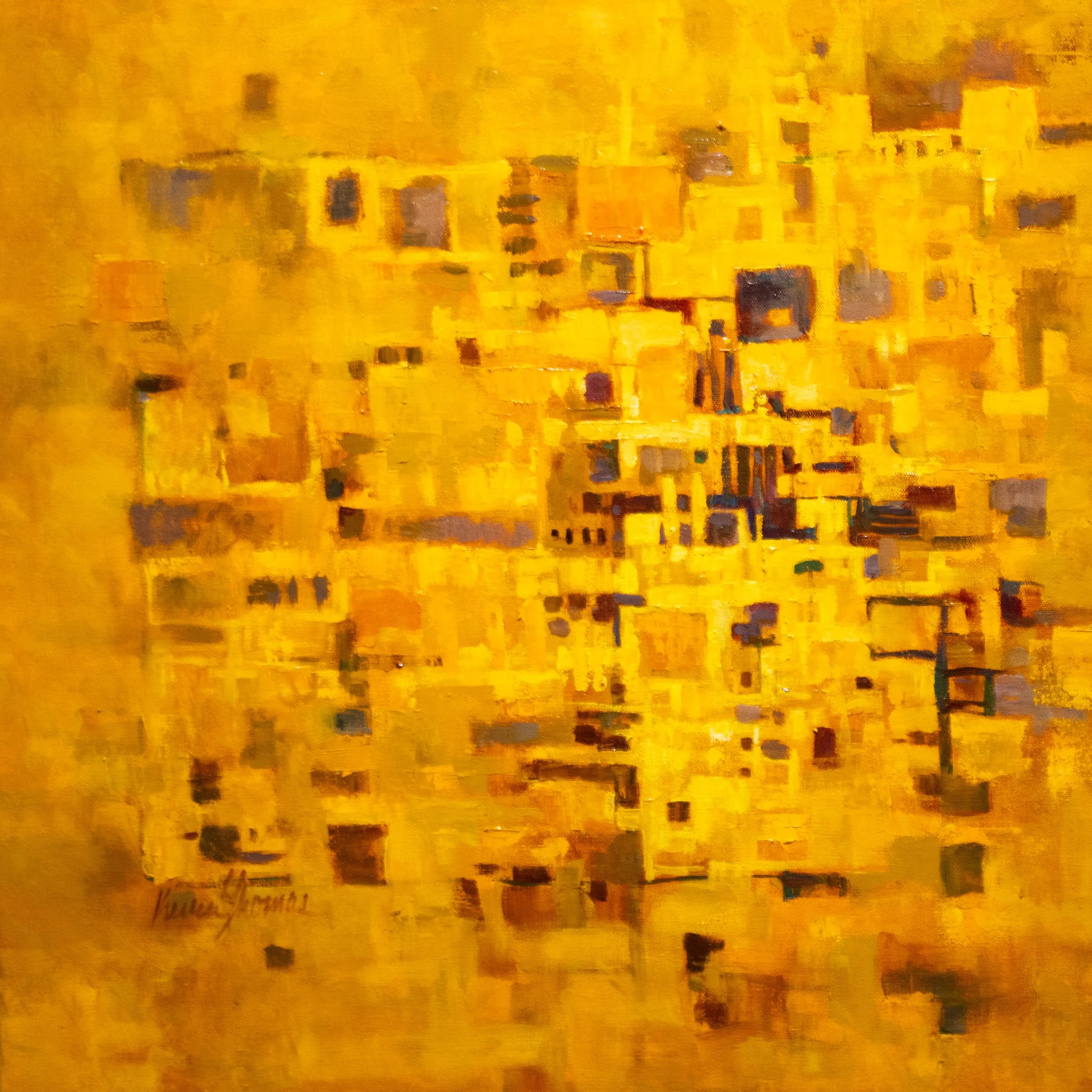 Seeds from the Sun - Dr. Kevin Thomas, 24x24", $425