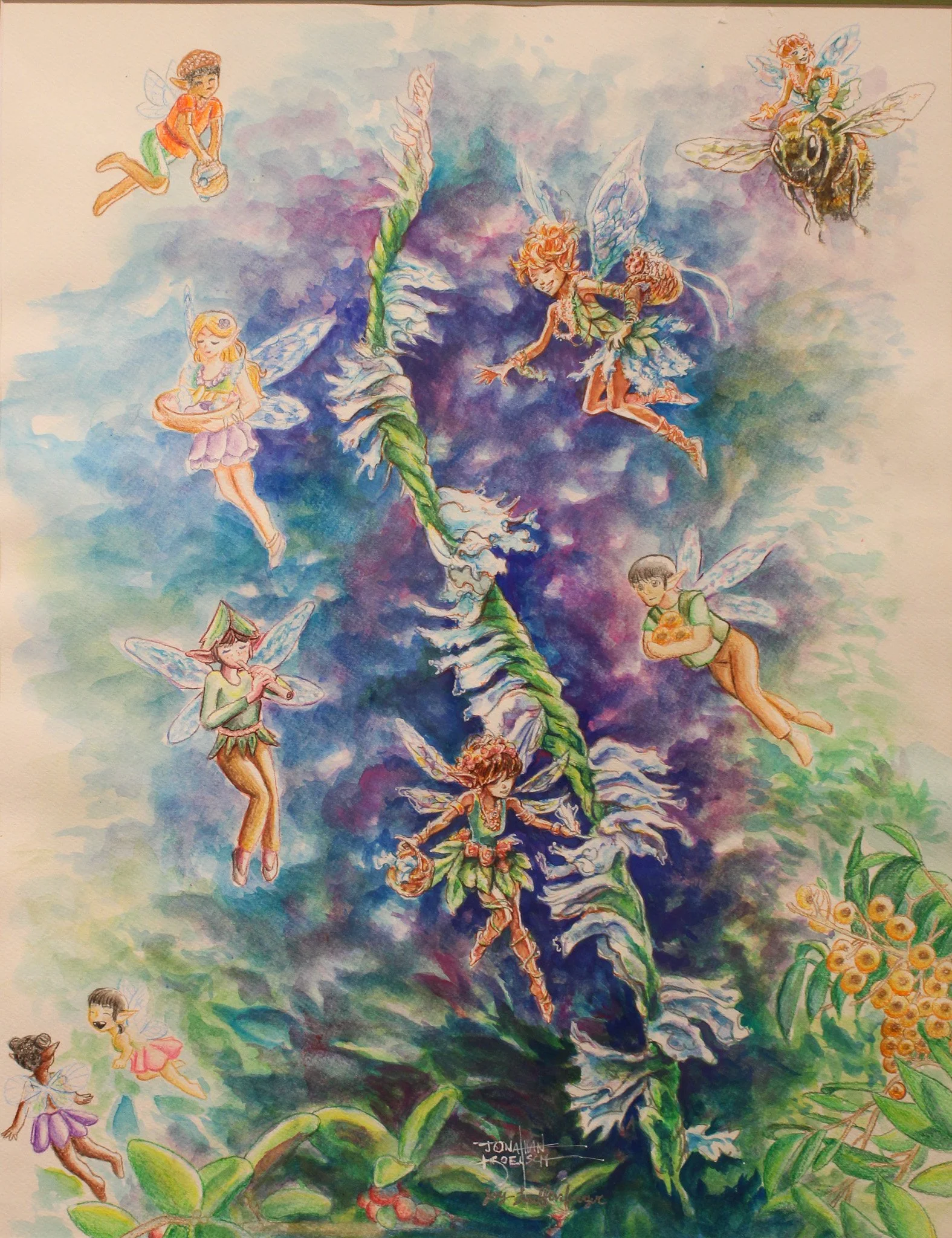 Wings Among the Lady Tresses - Joy Lauffenburger & Jonathan Koelsch 