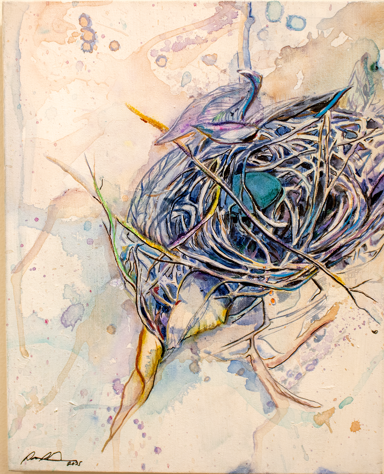 Spring Rebirth - David Gipson, acrylic, $300