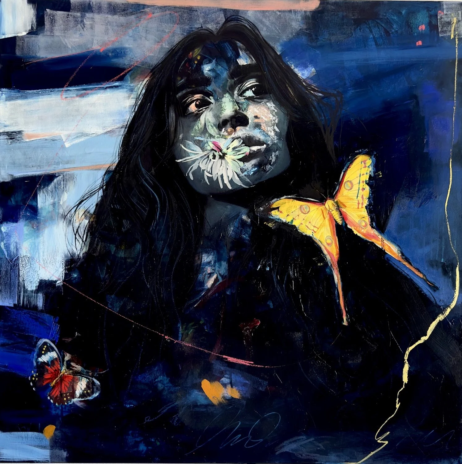 Under - Gina Alusi, 36x36, $2,200