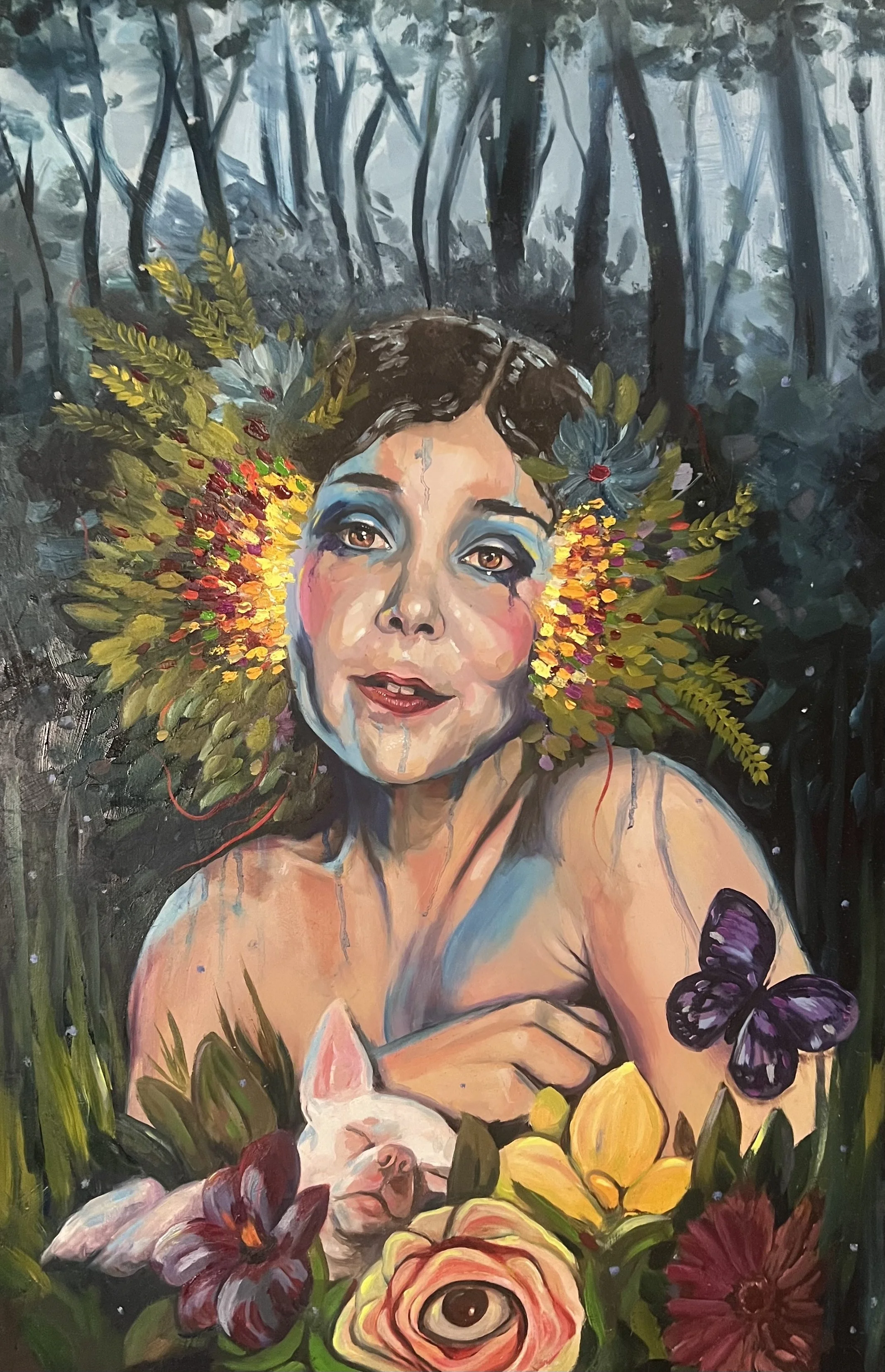 Vivere Verum et Flore - Mery McNett, 30x40, $1,200