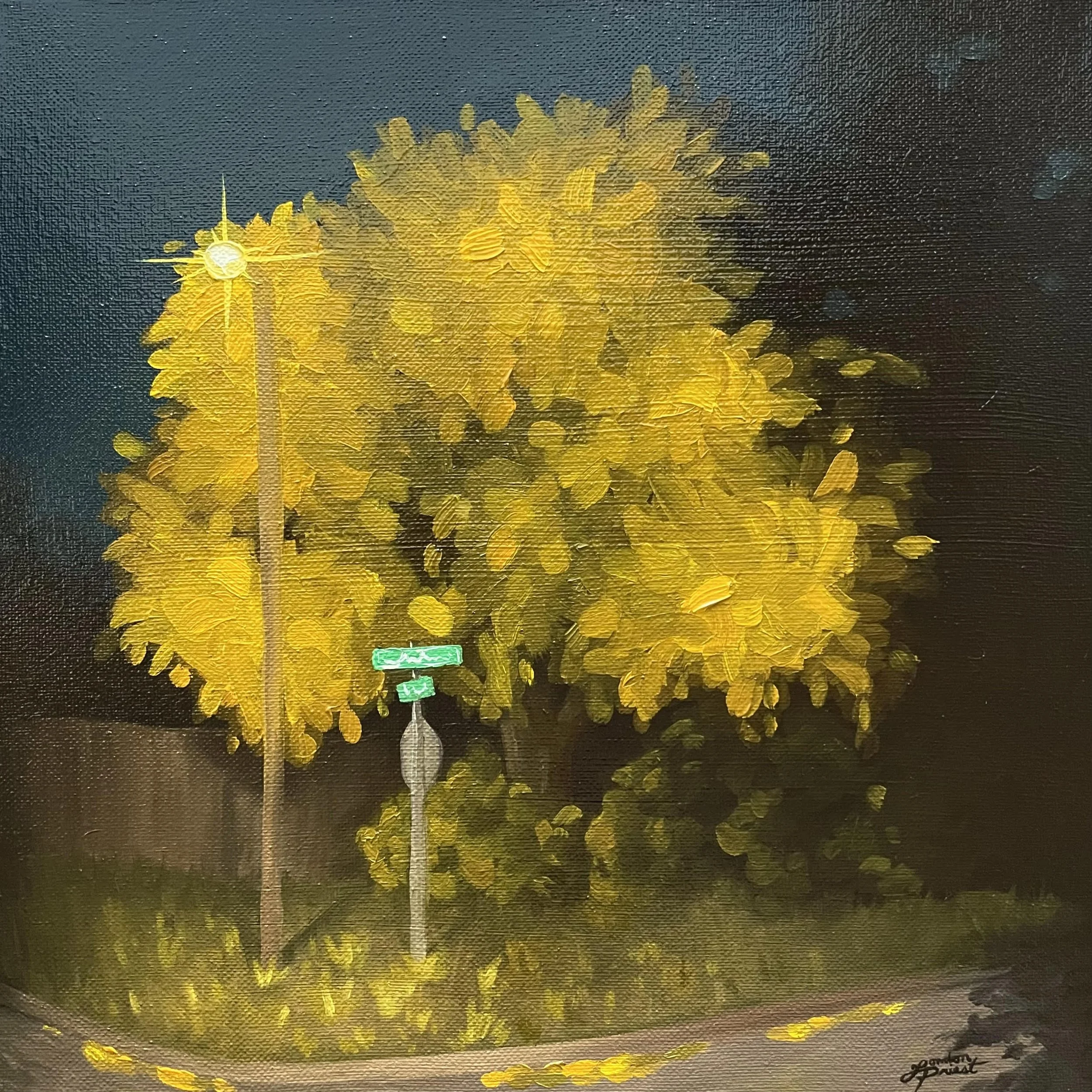 Nostalgia - London Priest, 12x12, $444