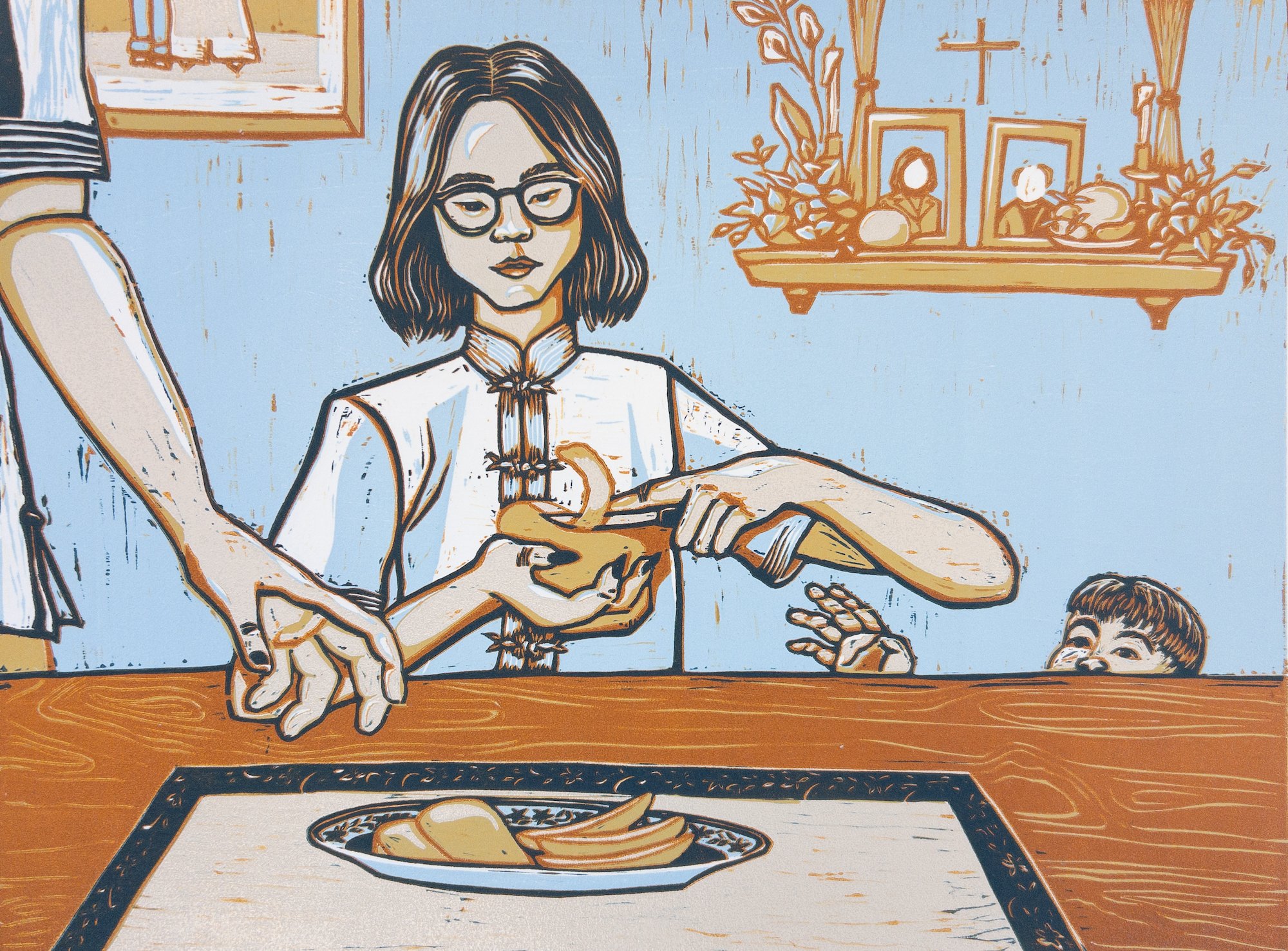 Have you eaten yet? - Paige Nguyen, 18x24", $175