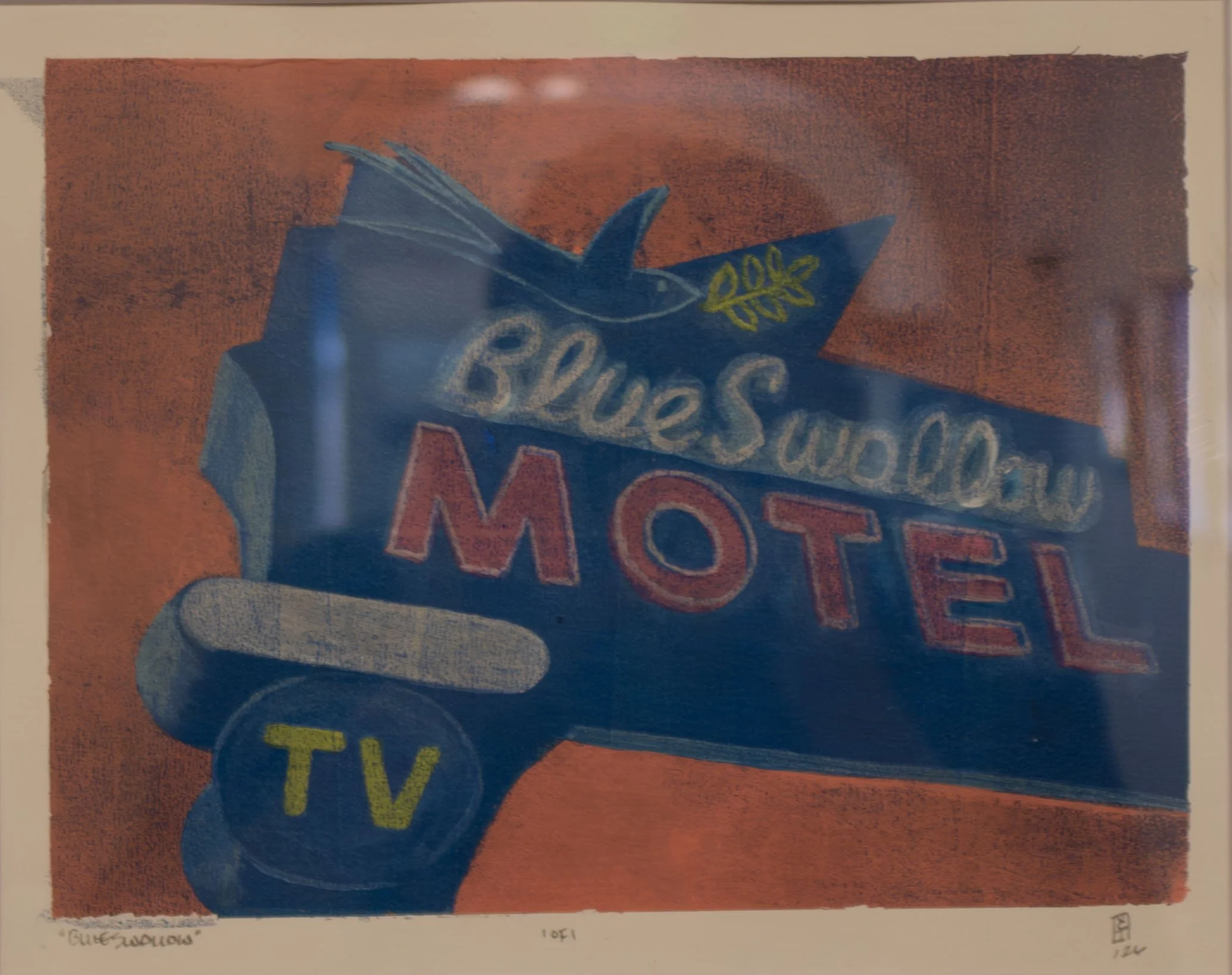 Blue Swallow - VC Torneden, 10x8, $175