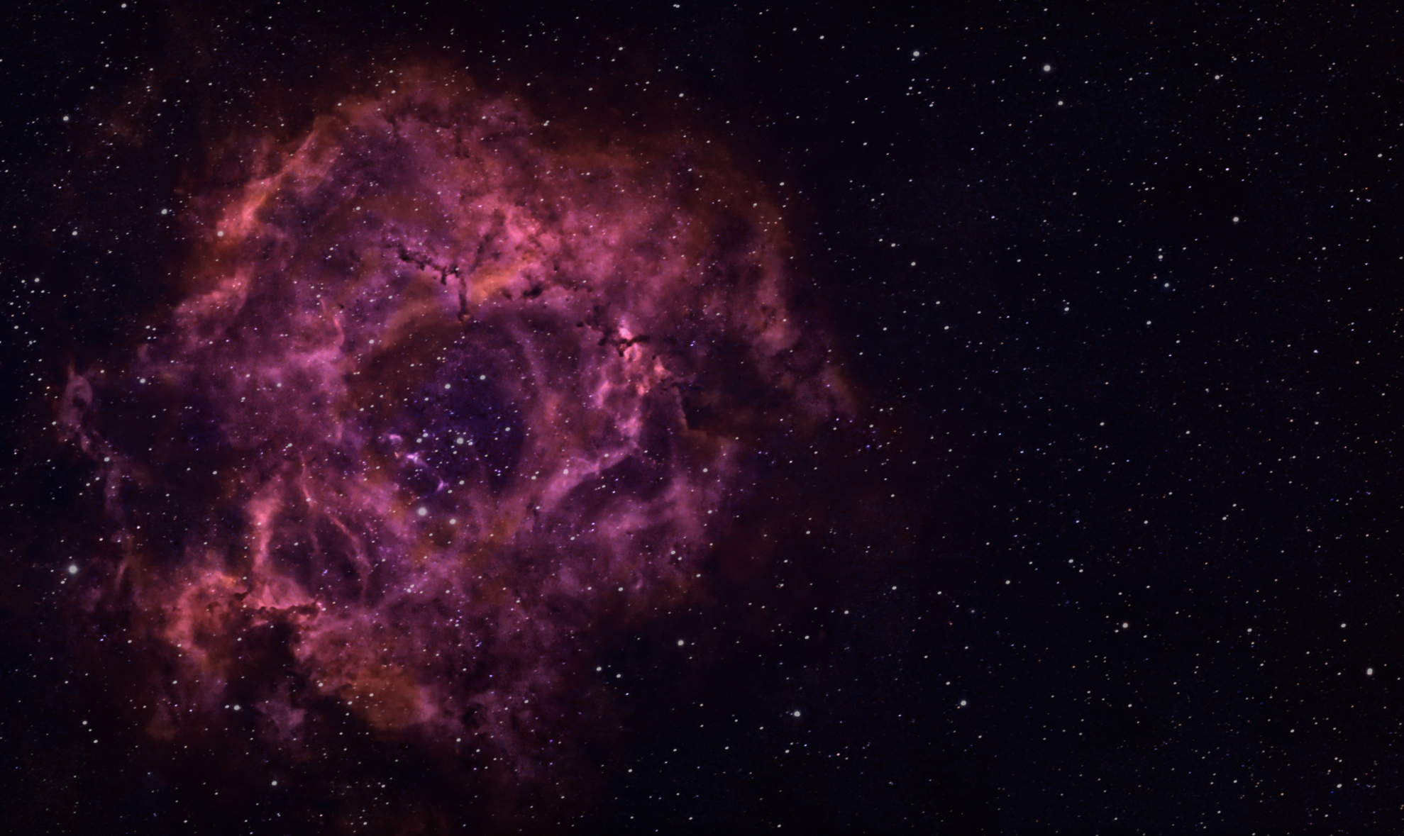 "Rosette Nebula" - Michael Chapman, Digital photography, Metal print, 16"x24", $400