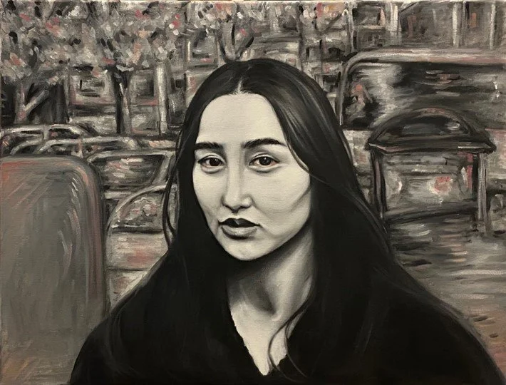 Xeno [Modern Day Mona Lisa] - Julia J. Bischoff, 18x24, $700