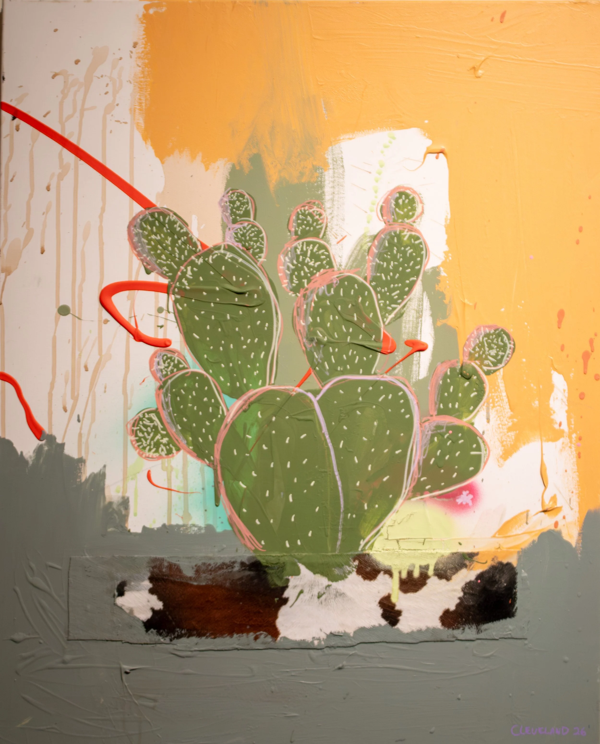 Prickly #1 - Taylor Cleveland, 24x30", $650