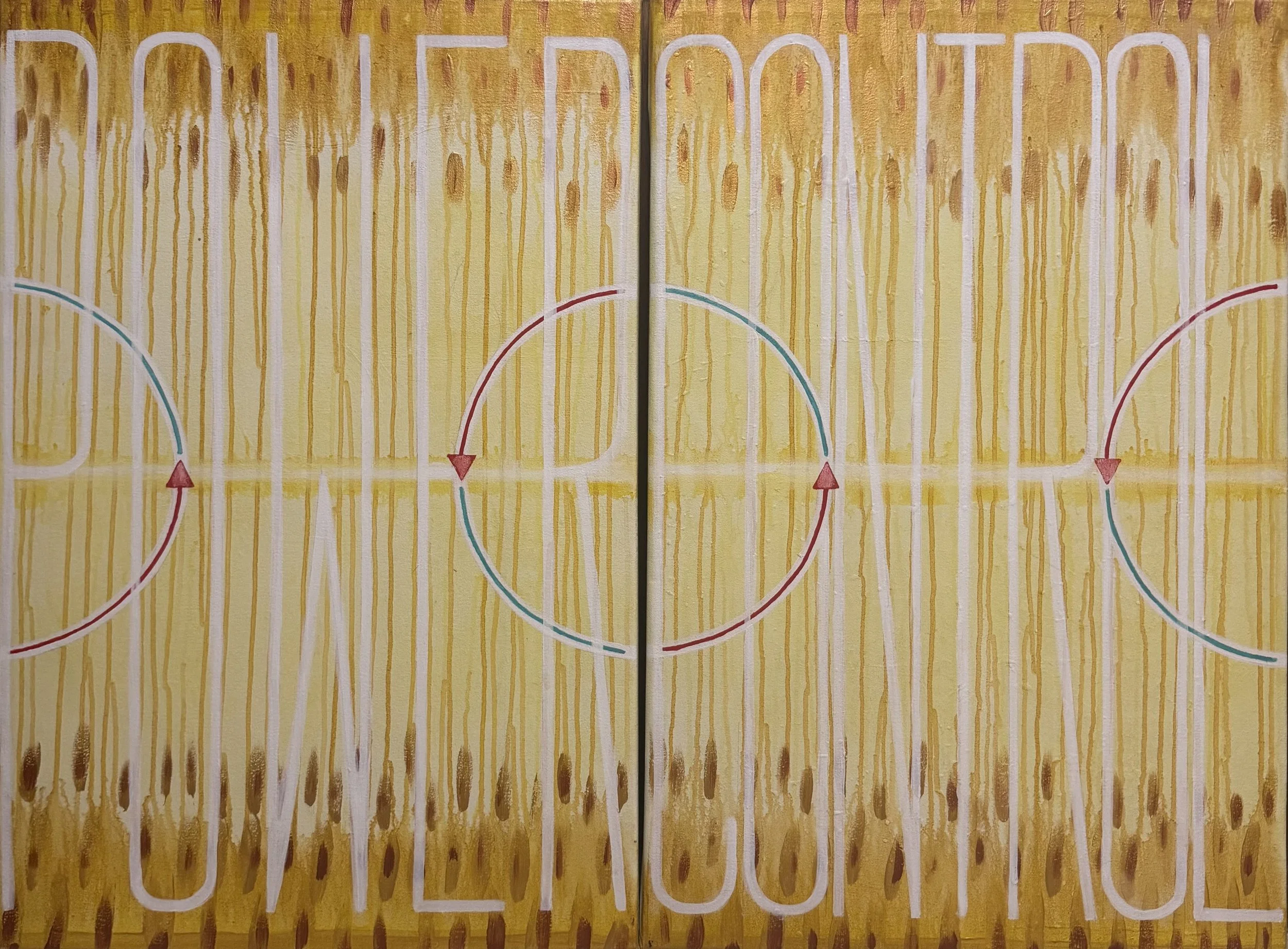 Power & Control - Justin Powers, 40x30, $2,400