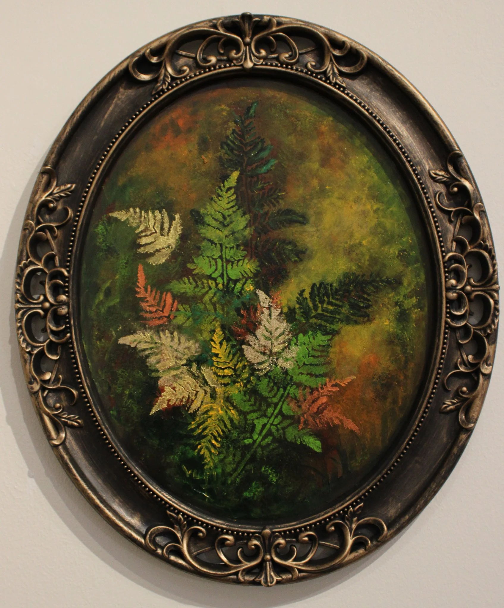 Deep Woods - Vikki McGuire, 16x20 oval, $298