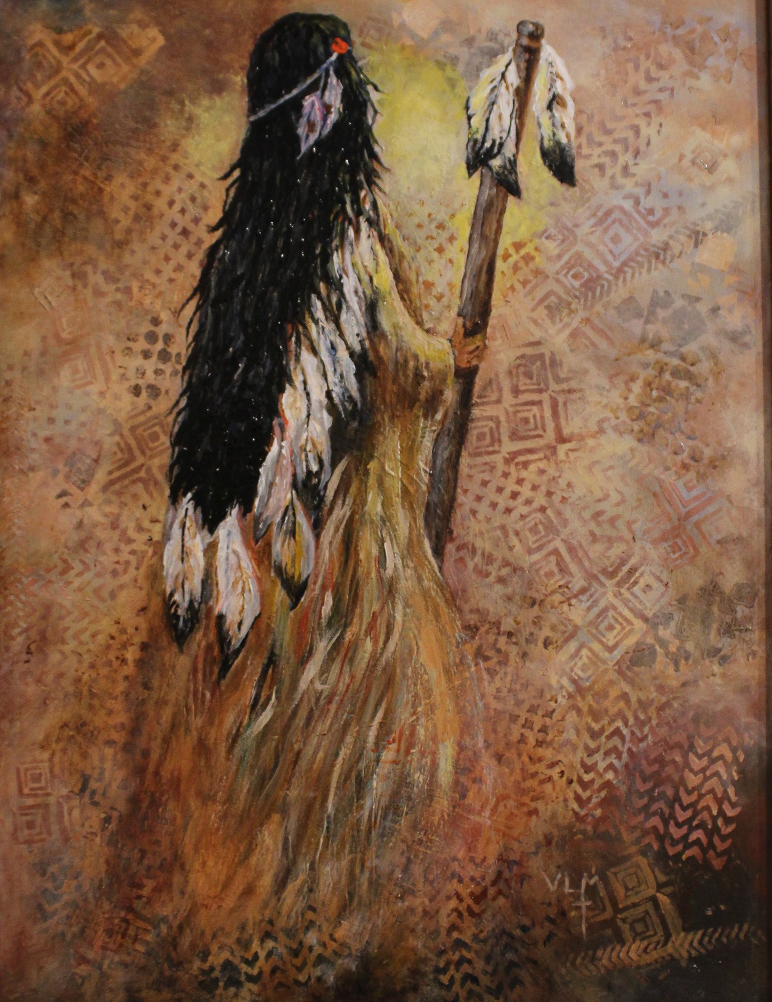 Spirit Walker - Vikki McGuire, 18x24, $398