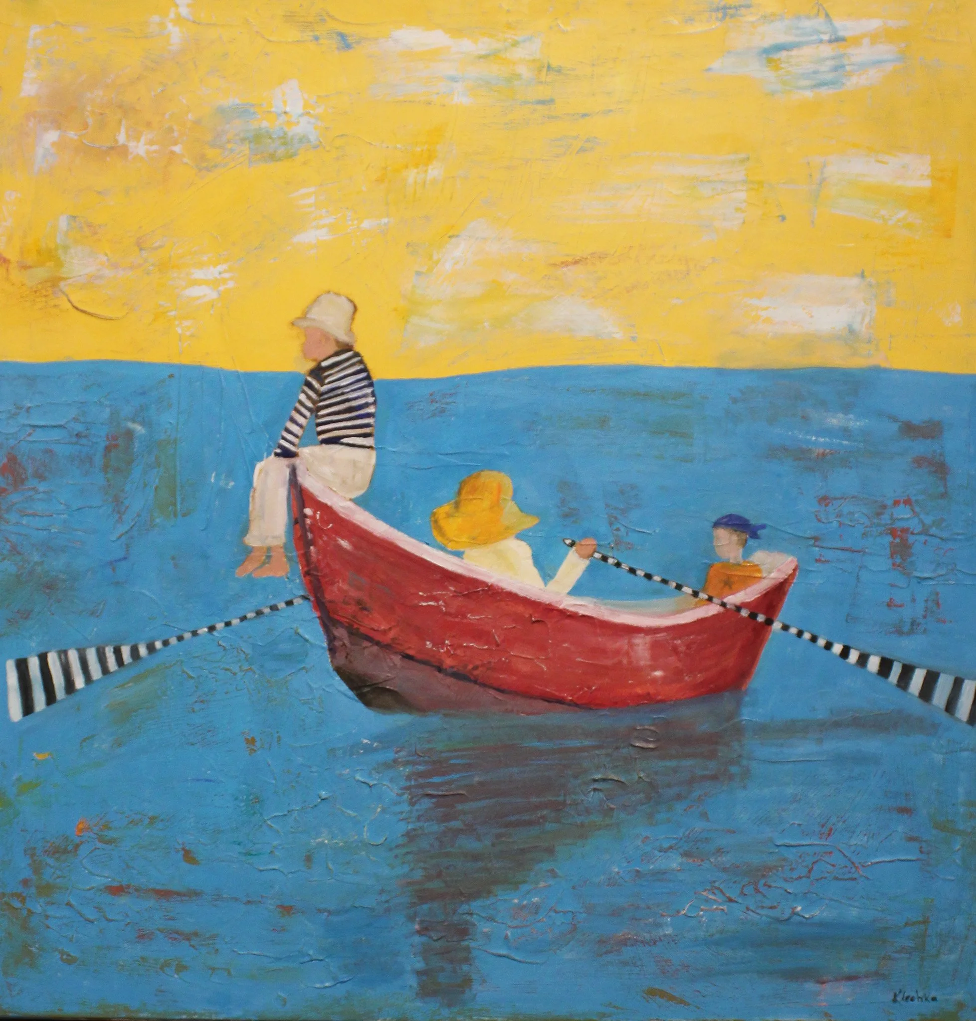 C'est La Vie - Sherry Klechka, 36x36, $650