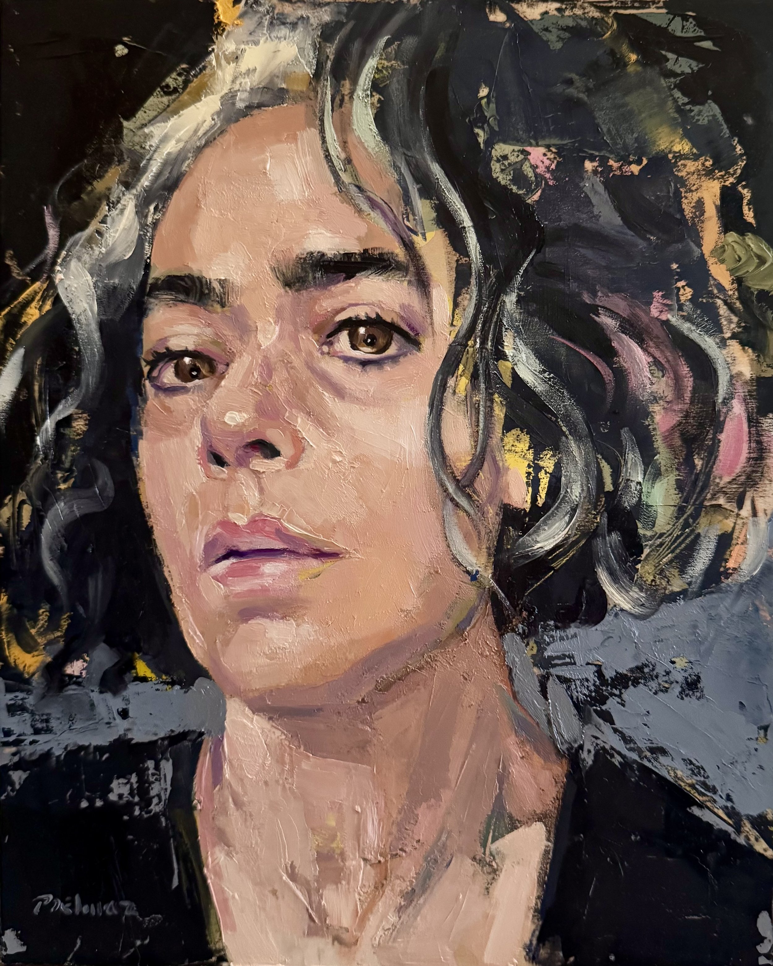 Here and There - Behnaz Sohrabian, 12x12, $500 