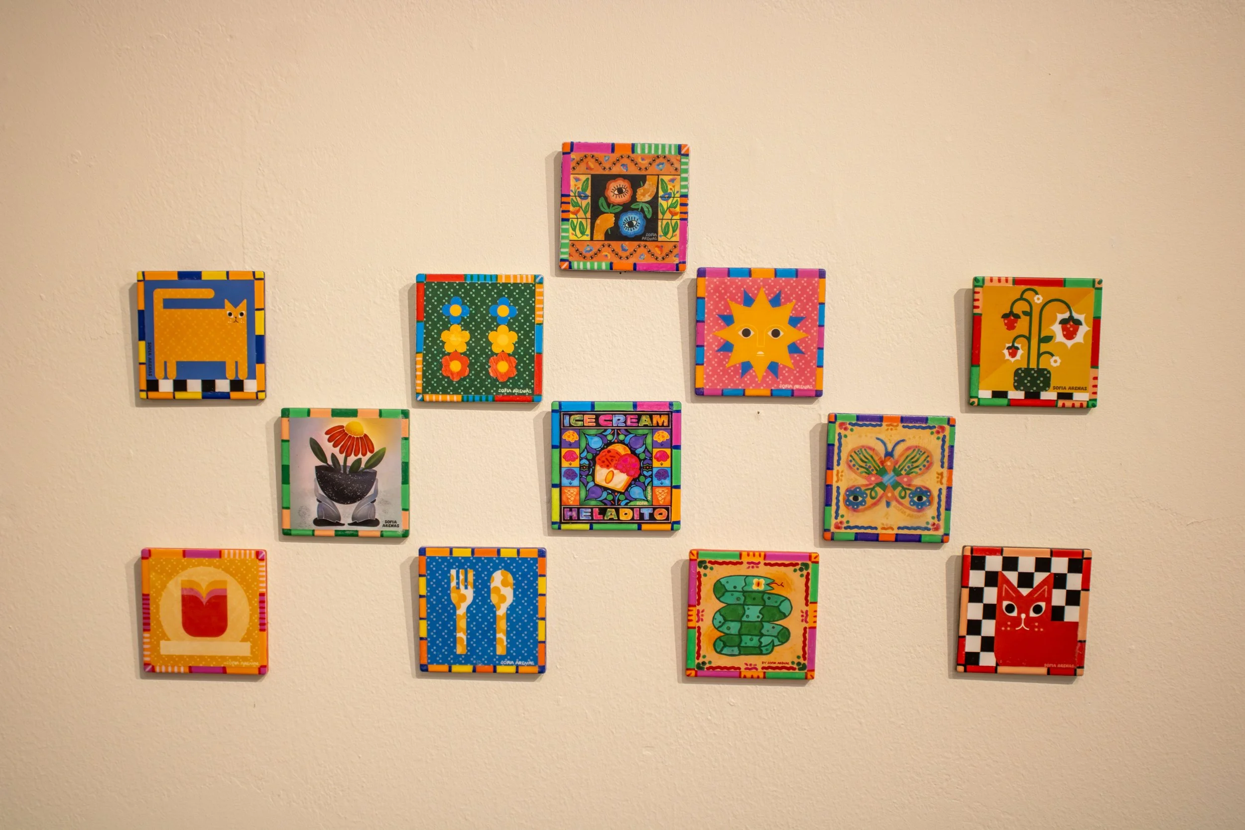 Assorted Tiles - Sofia Arenas, 5x5, $35 each