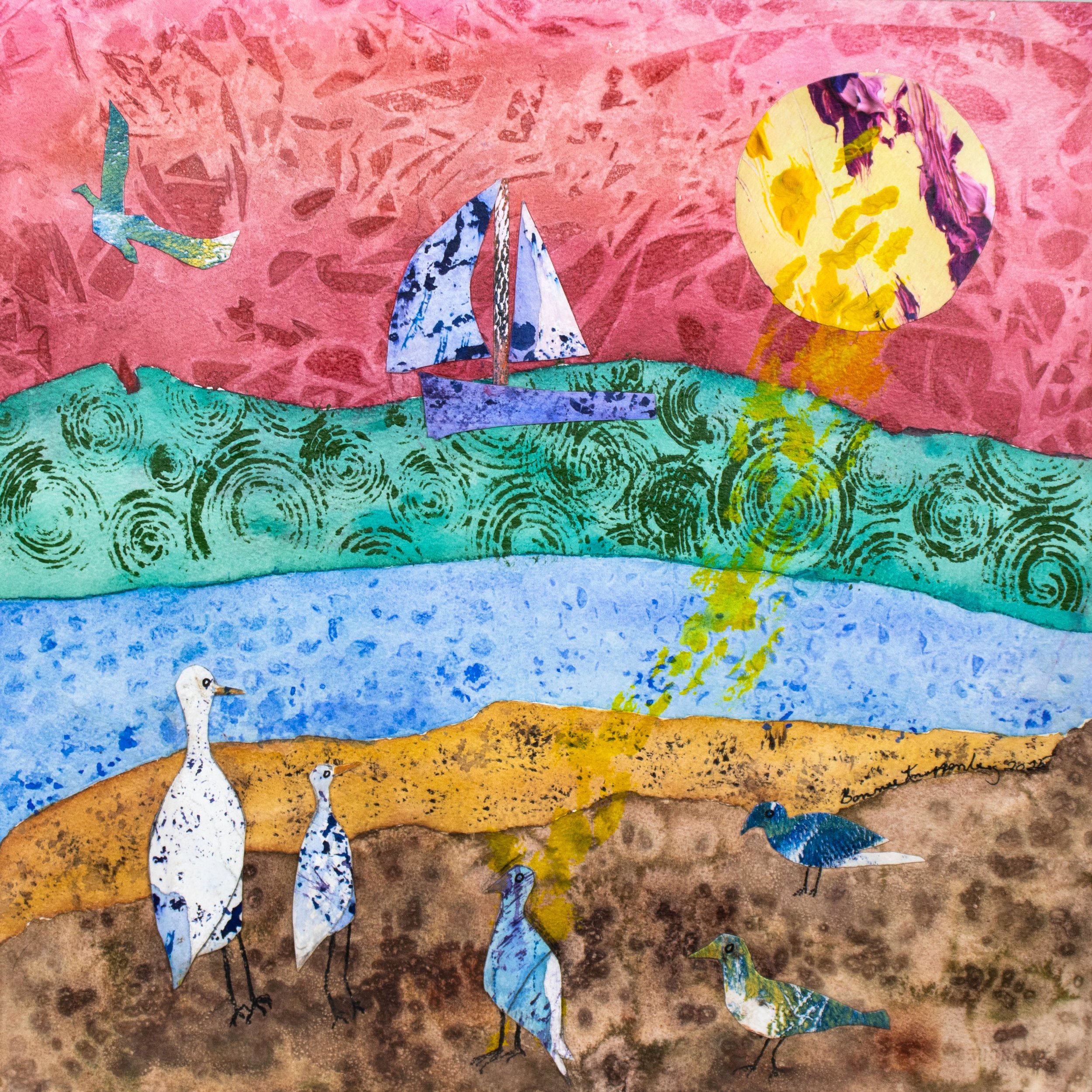 Sailing Away - Bonnie Knippenberg, 23x27, $1000