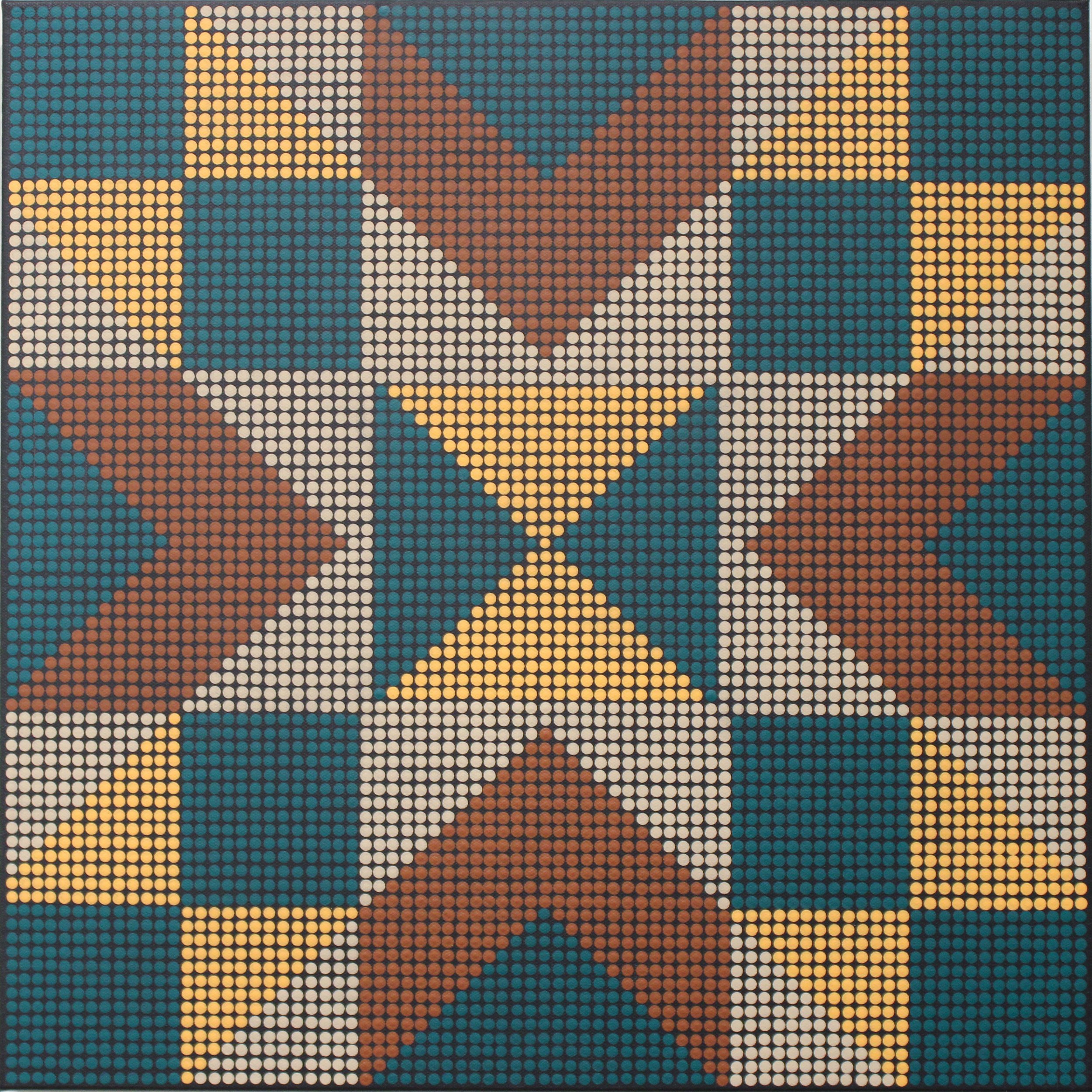 "Tell It To The Stars" - Carrie Daley, Acrylic on canvas, 20 x 20 in, $360