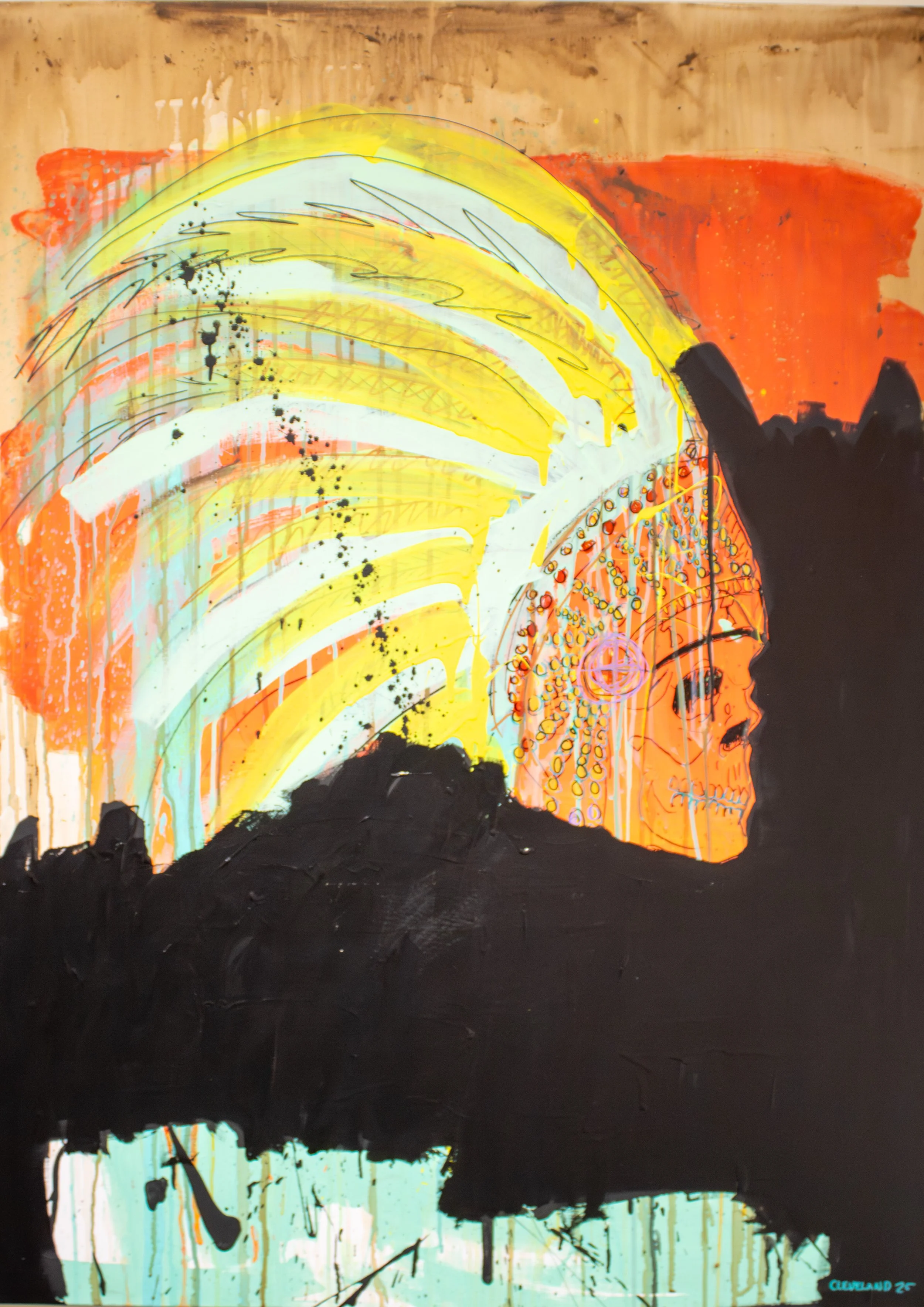 Here First #2 - Taylor Cleveland, 36x48", $1,250