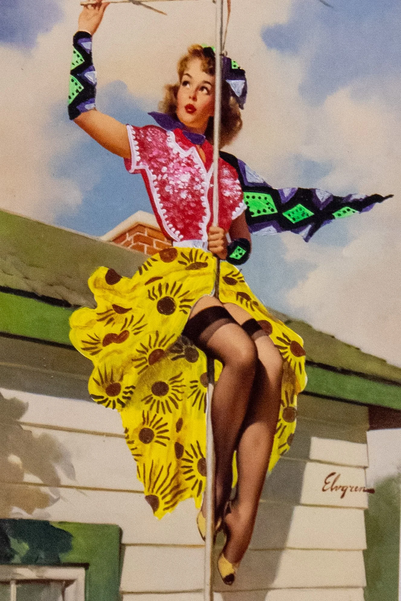 Evelyn, $500, 8x10 in white frame