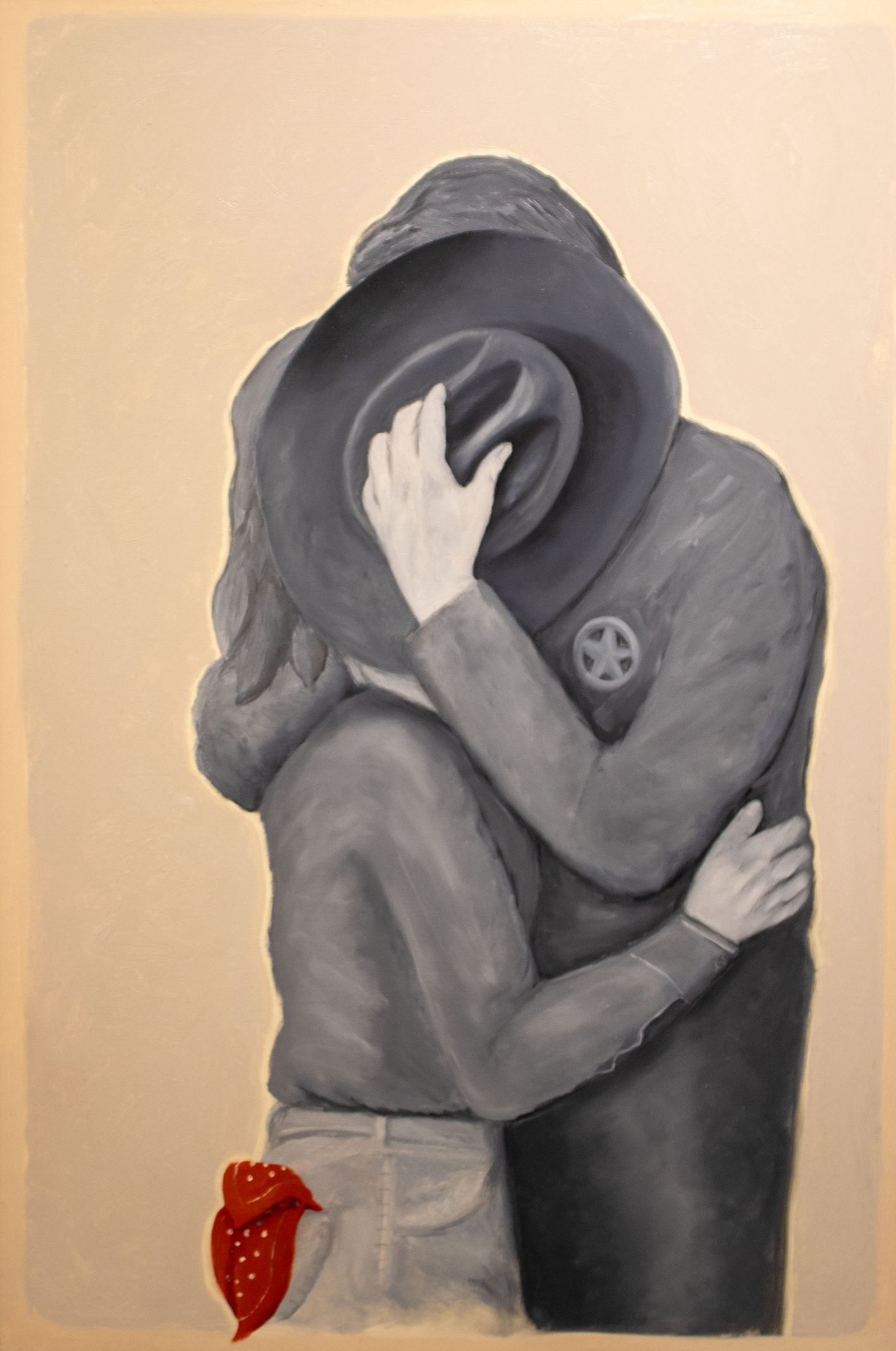 Plot Twist - Clayton Beavers, oil on canvas, $500