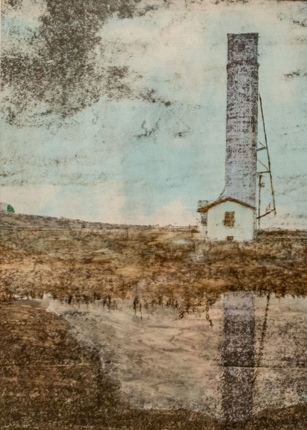 Silo - Melinda Green Harvey, 5x7, $175