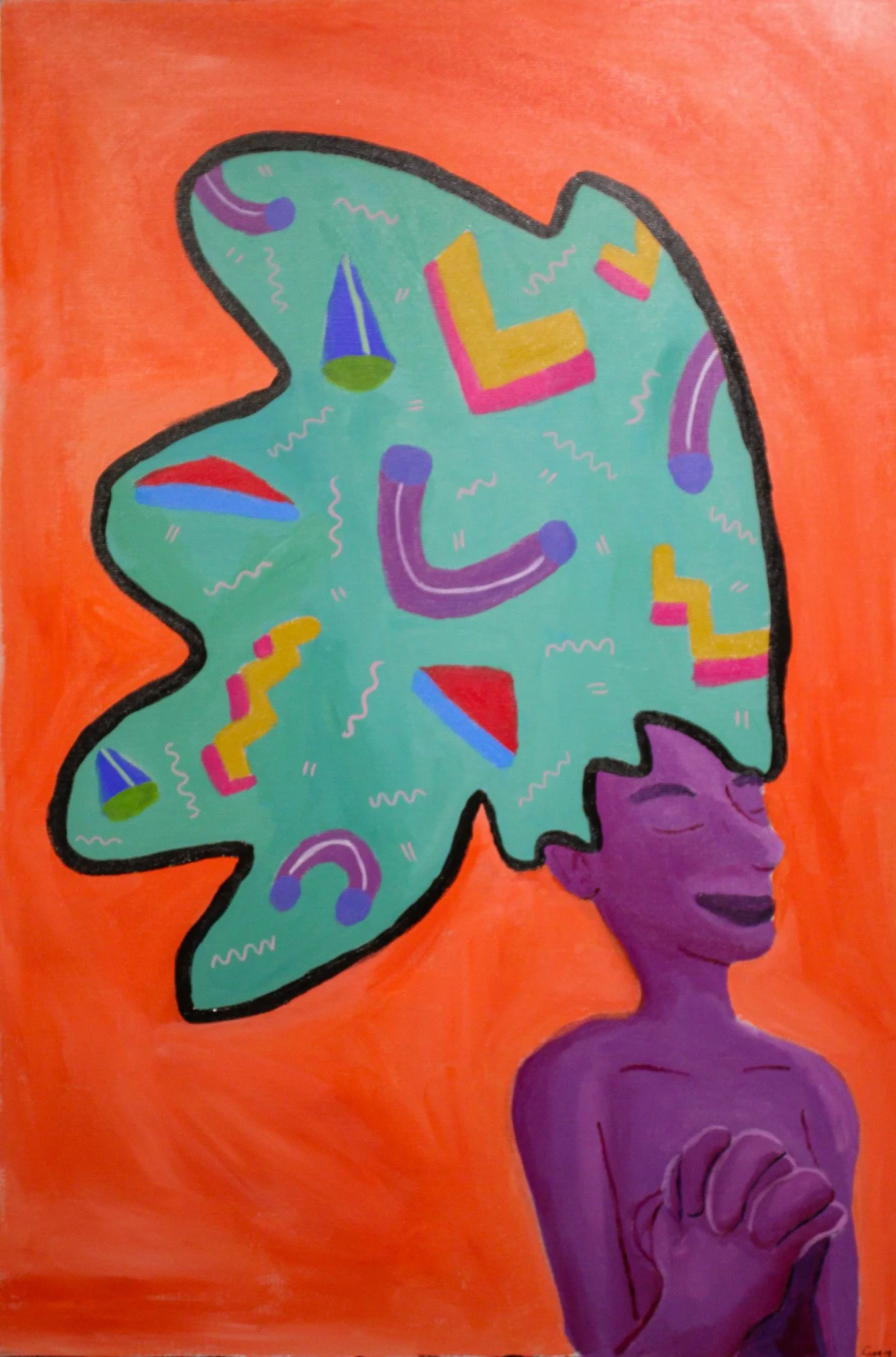 Hair Flip - Connor A., 24x36, $280