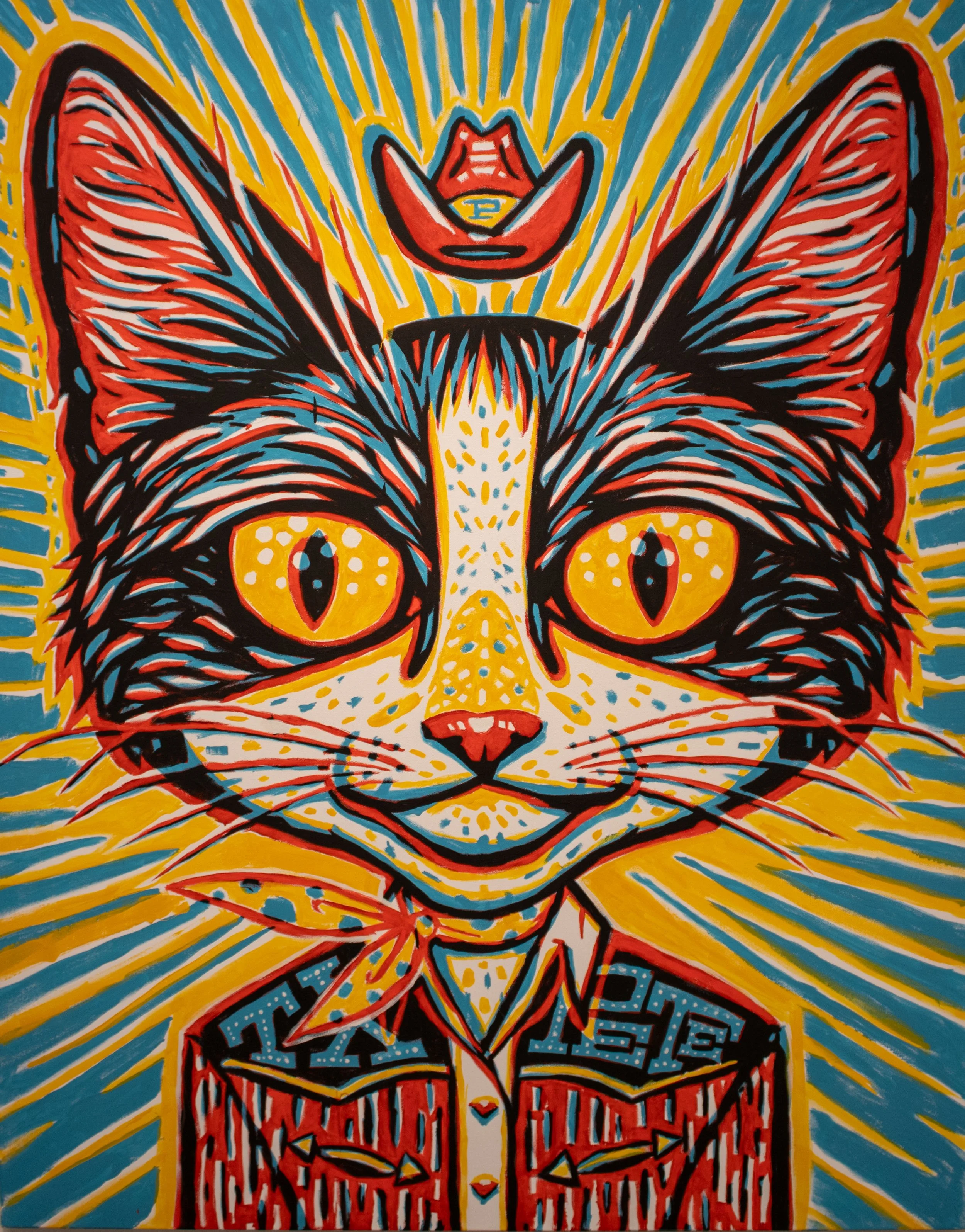 Texas Pete - Todd E. Clark, 48x60", $2,500