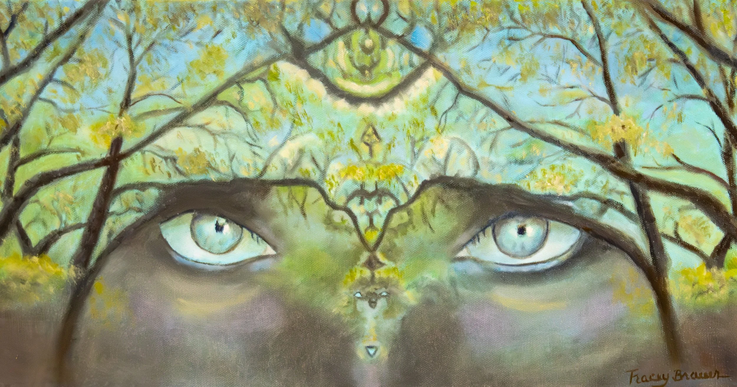 Eyes of Nature - 10x20", $250