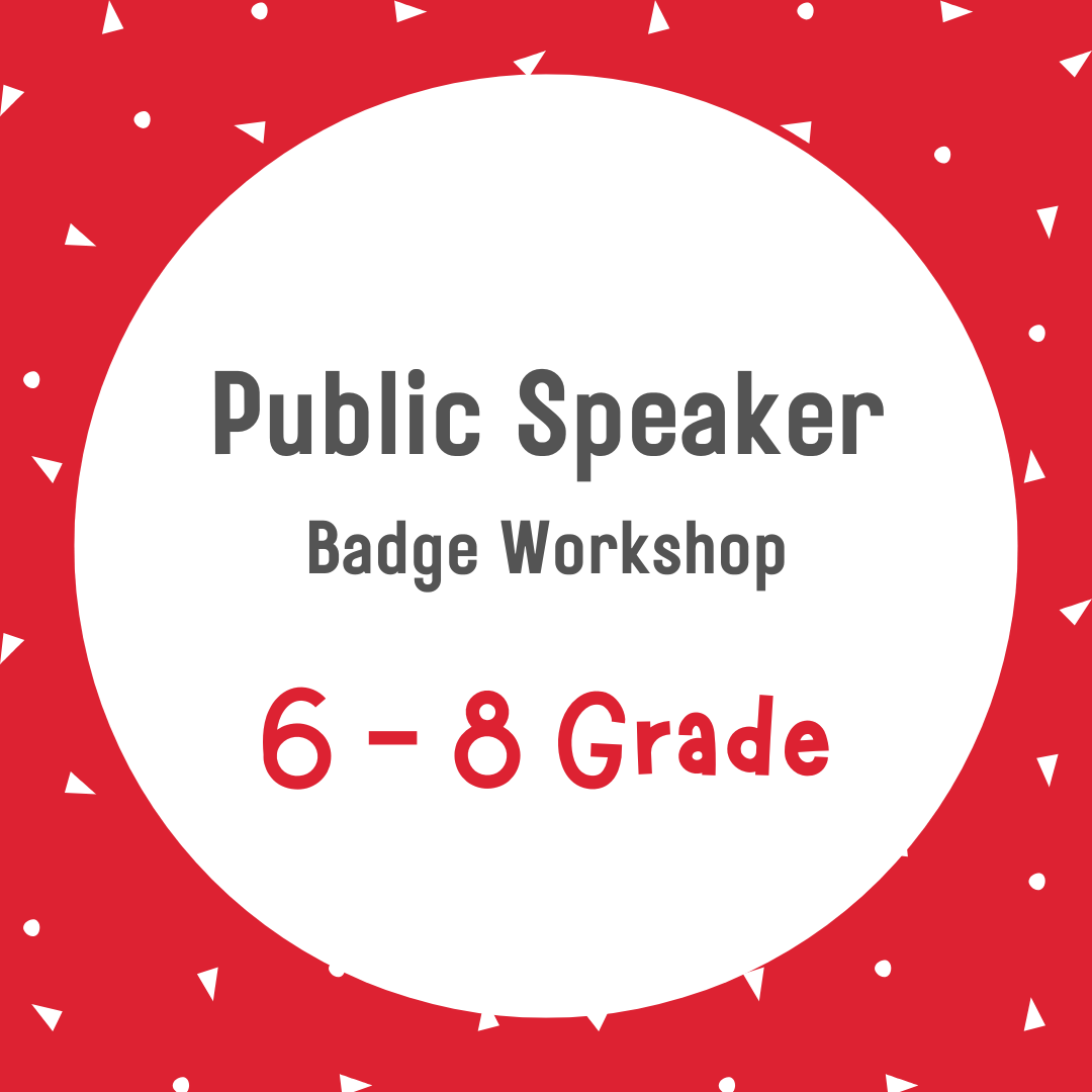6 - 8 Public Speaker - March