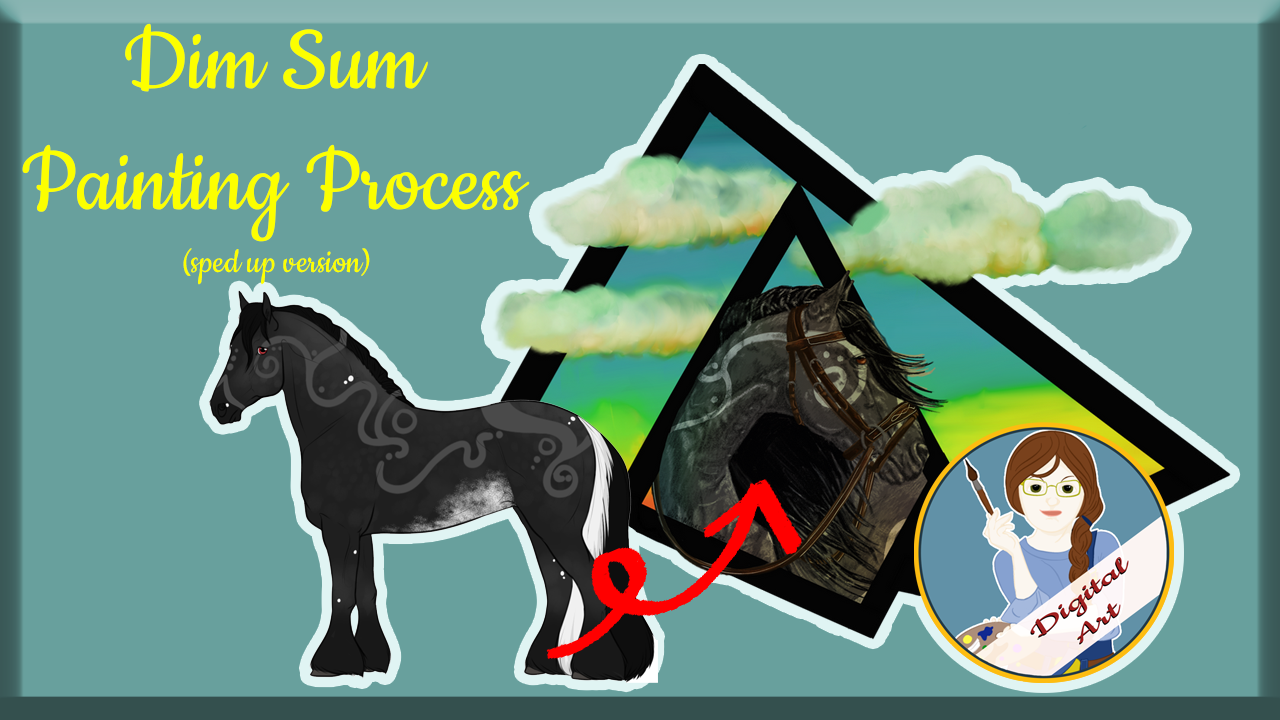 Behind the Scenes: Creating 'Dim Sum' - A Digital Equine Portrait