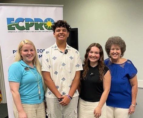Emerald Coast Public Relations Foundation Awards Two Scholarships