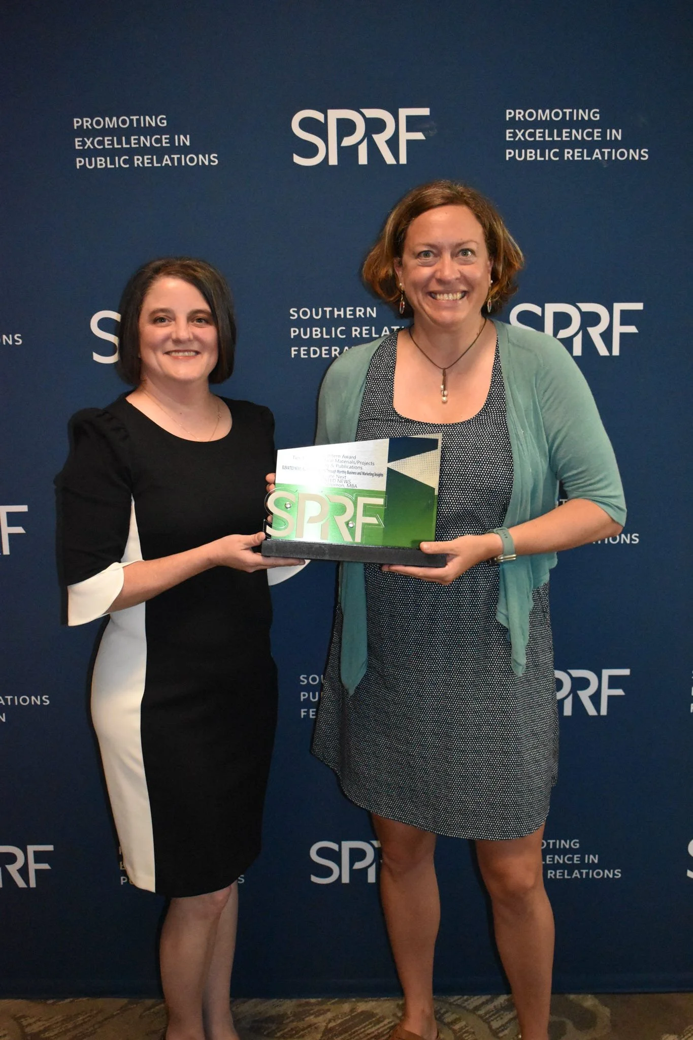 Sarah Clancy, APR (L) and Christie Solomon, MBA (R)
