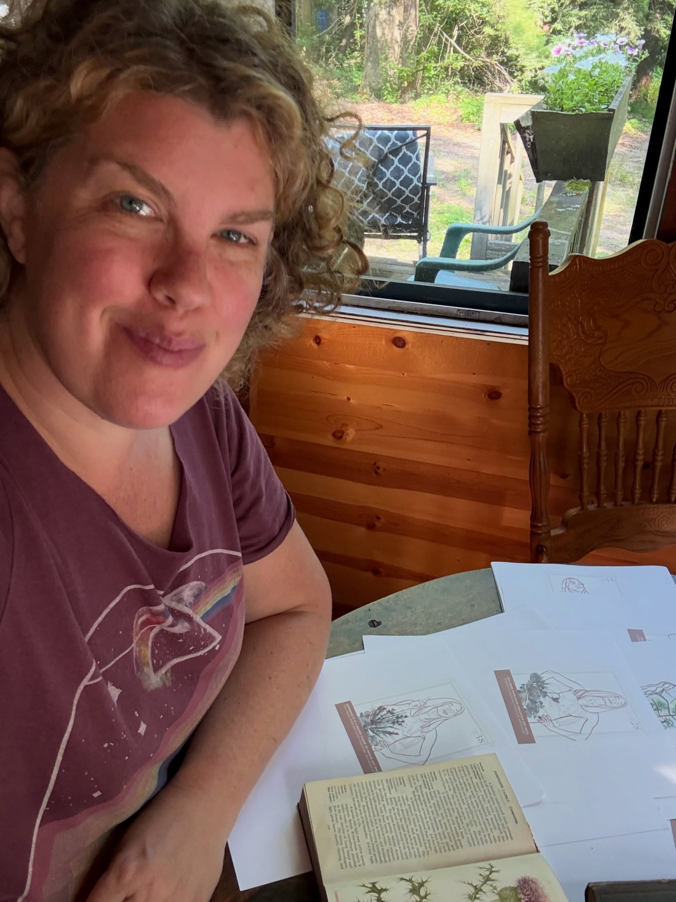This is what happens when you allow yourself to rest&hellip; I disappeared to the woods of Michigan for the past week and it was just what my soul needed. 

I actually went with a backpack full of art and human design books intending to complete my E