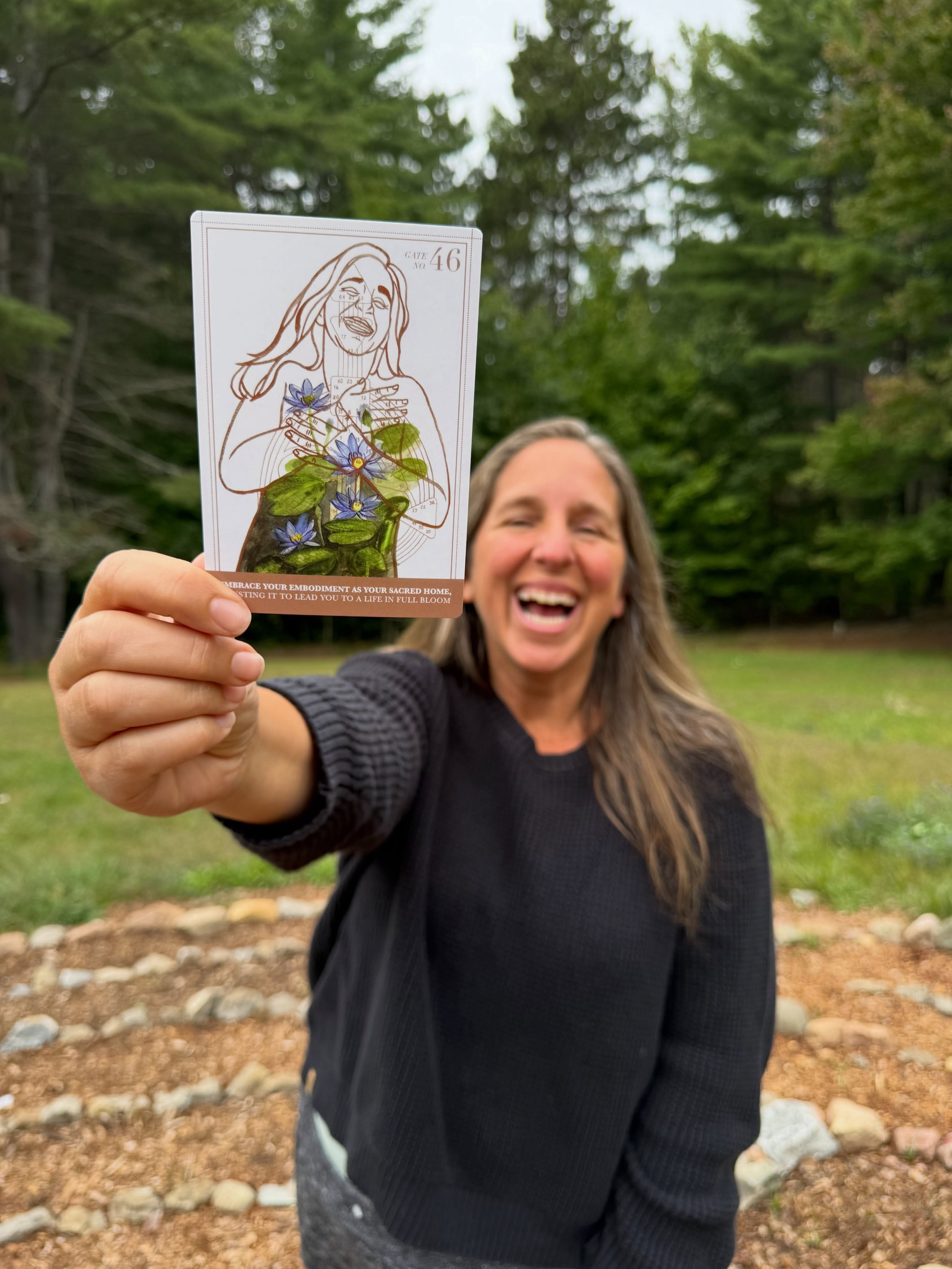 One of the best parts of my Human Design world tour is getting to see my muses with their cards for the EmbodieHD Landscape. 

I spent the last week at @soul_full_events Golden Lake camp and my soul is soooo nourished. Not only did I get to teach wit