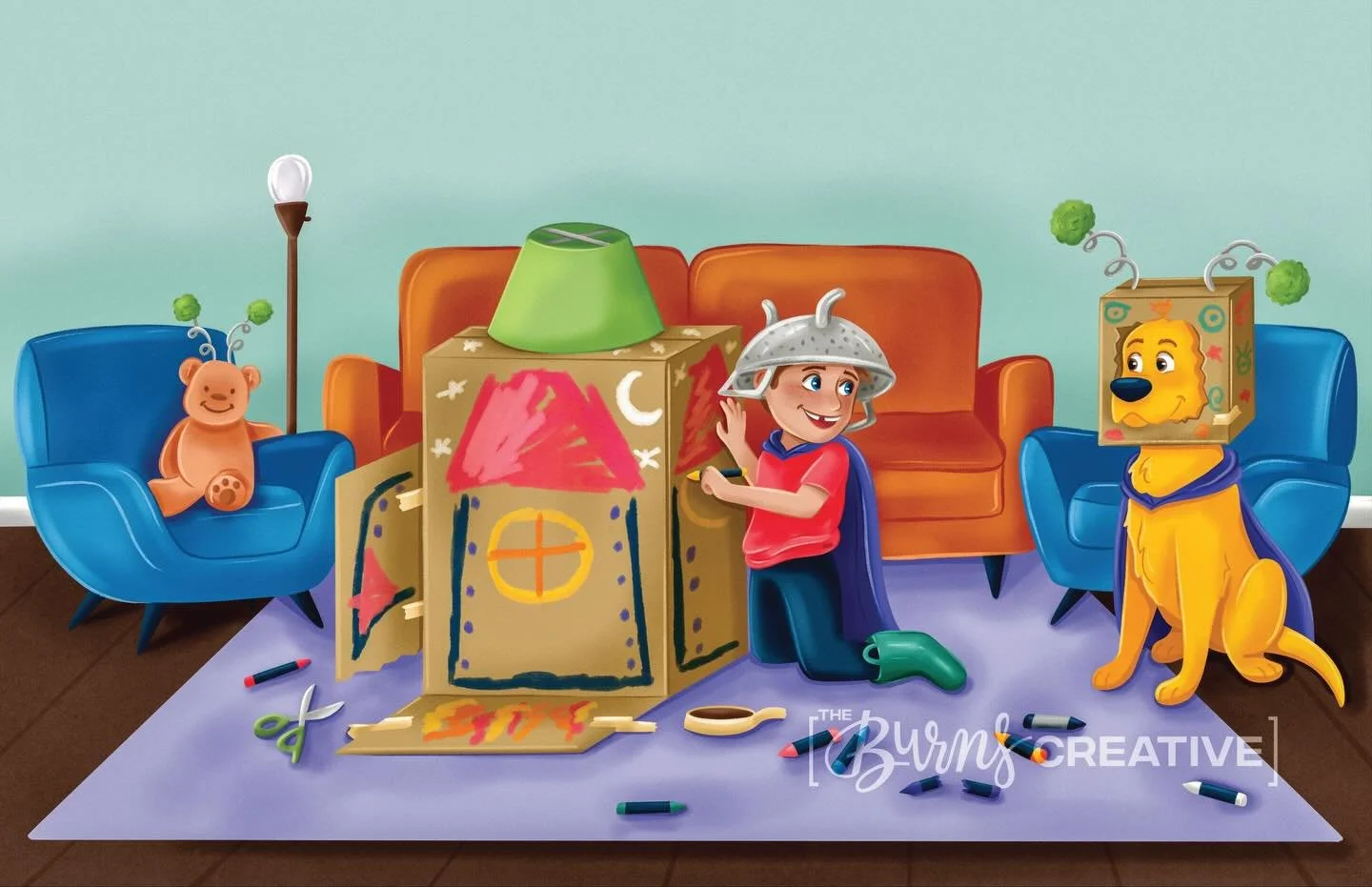 Before reality got loud, imagination told the best stories.
Maybe growing up is just forgetting how to play.

Enjoy my latest illustration design!

I would love to illustrate a children&rsquo;s storybook for you!Visit my website to view more of my wo