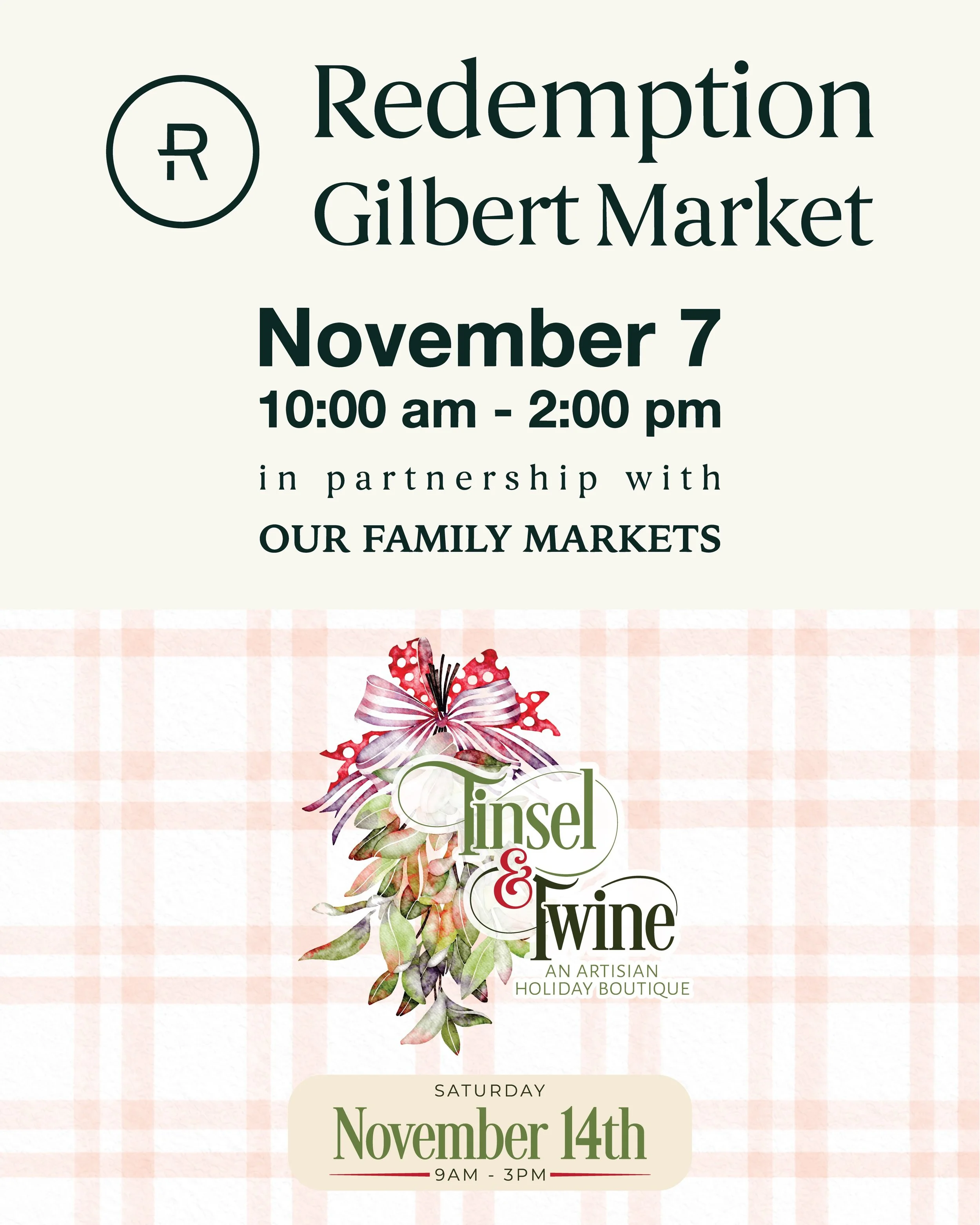 It&rsquo;s (Almost) the most wonderful time of the year!

Christmas is always my favorite season and I&rsquo;m excited to announce the two markets I will be participating in this year! If you are in Arizona and would like to get some holiday shopping