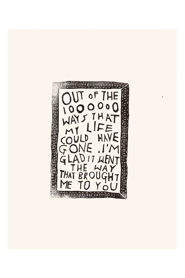 8x10 brought me to you print