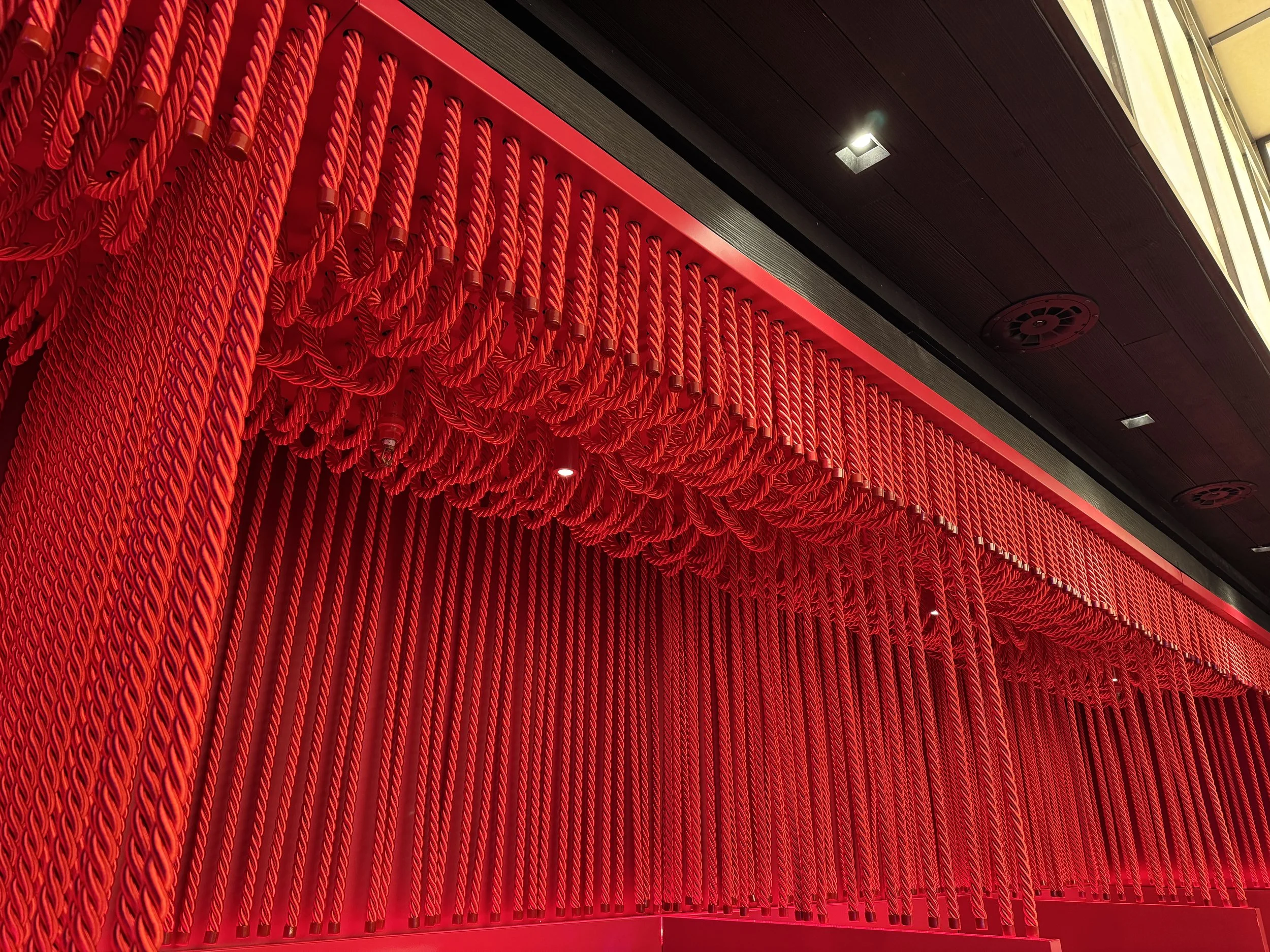 Commercial rope installation steel frames restaurants hospitality Houston