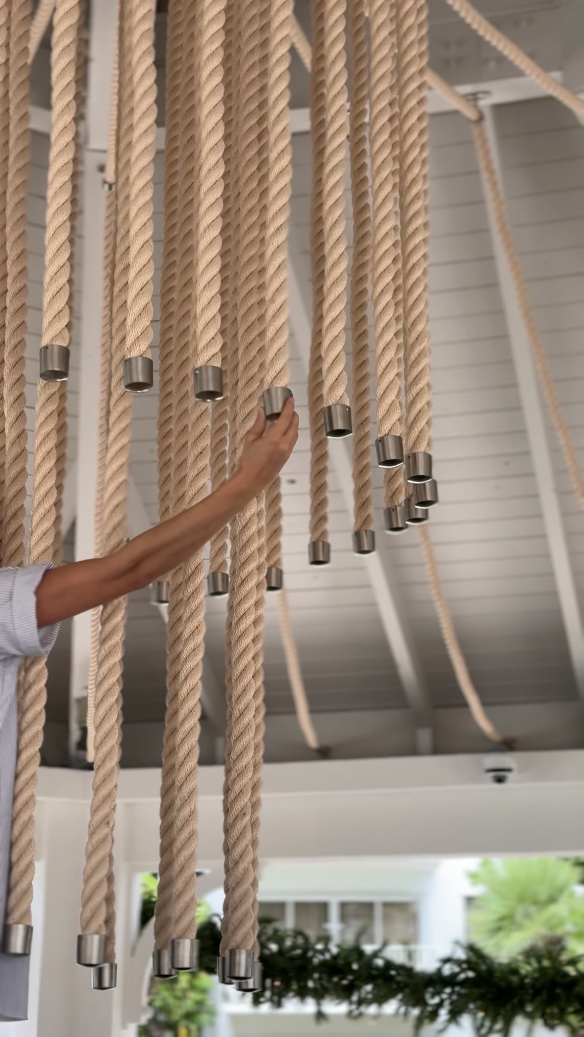Commercial rope installation restaurants hospitality hotel Florida