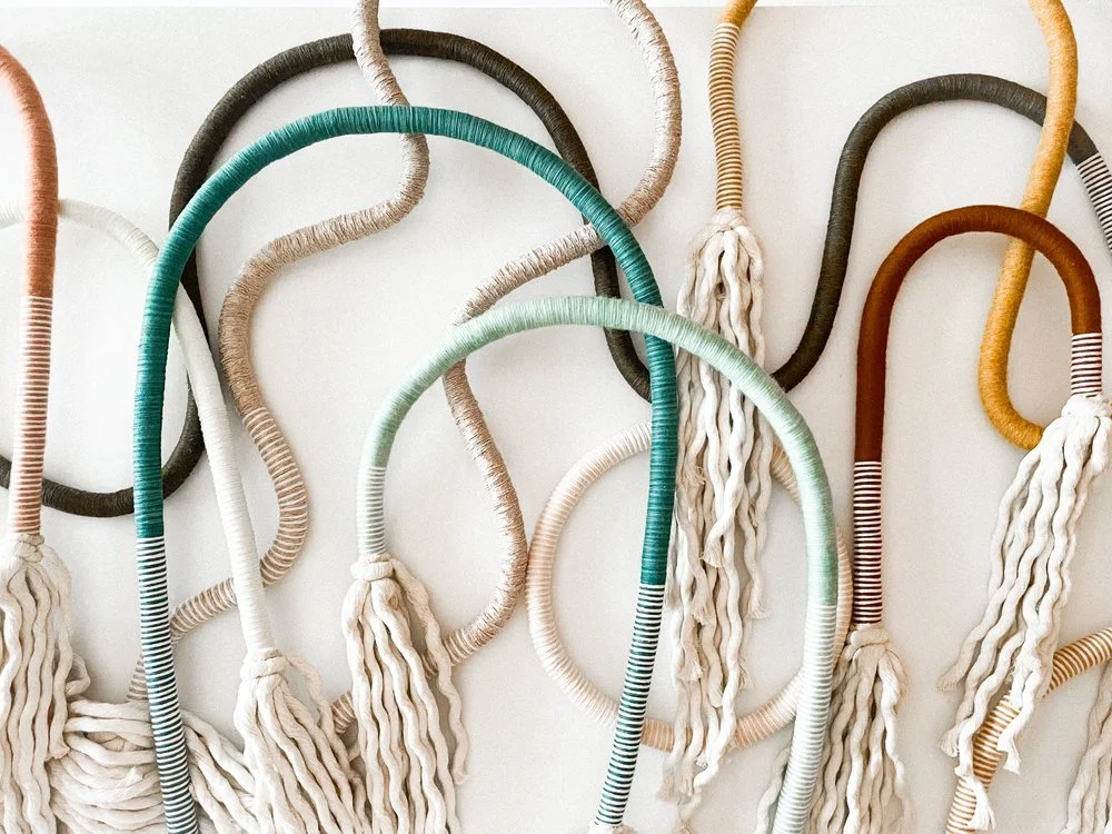 Wrapped Fiber Wall Sculptures by FIBROUS for Charter Communications Headquarters