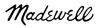 Madewell Logo featuring a FIBROUS woven wall hanging for commercial retail in Austin Texas